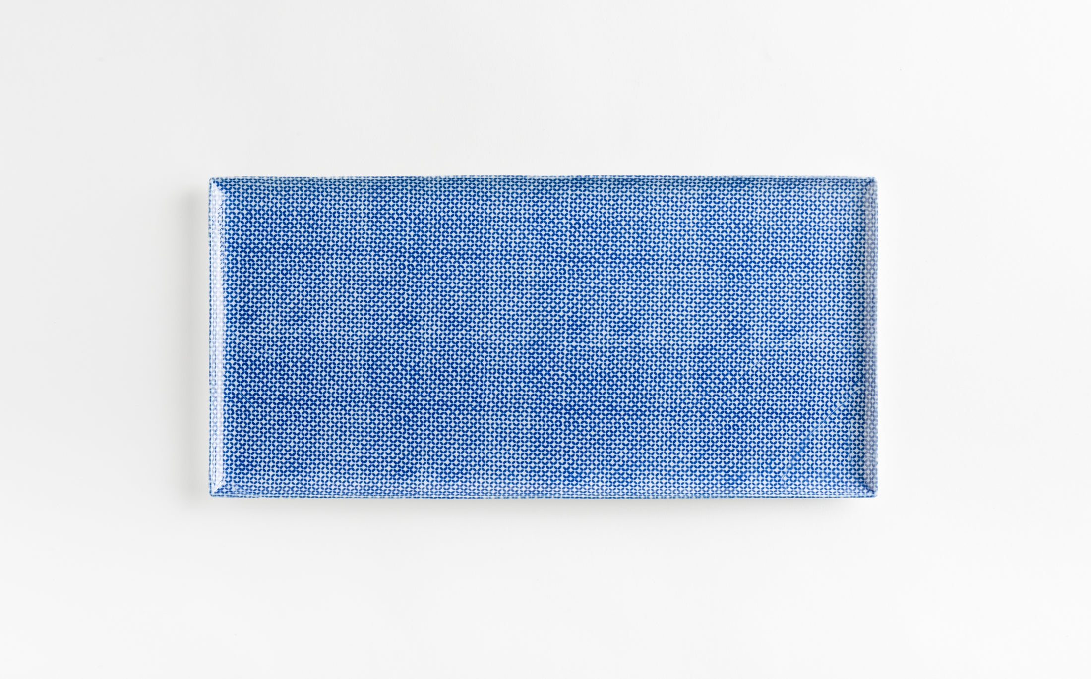 Yamabuki - Porcelain Gokushippo Blue - Rectangle Plate