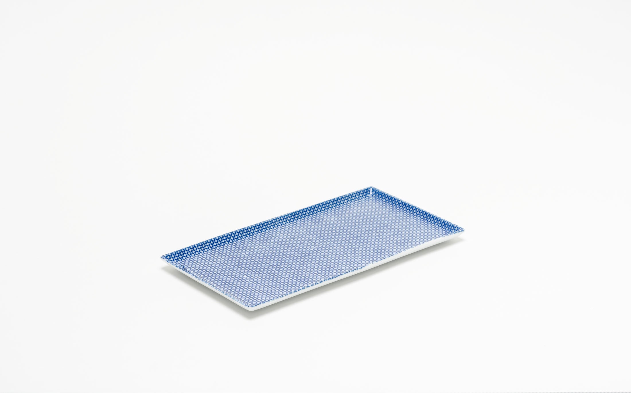 Yamabuki - Porcelain Gokushippo Blue - Rectangle Plate