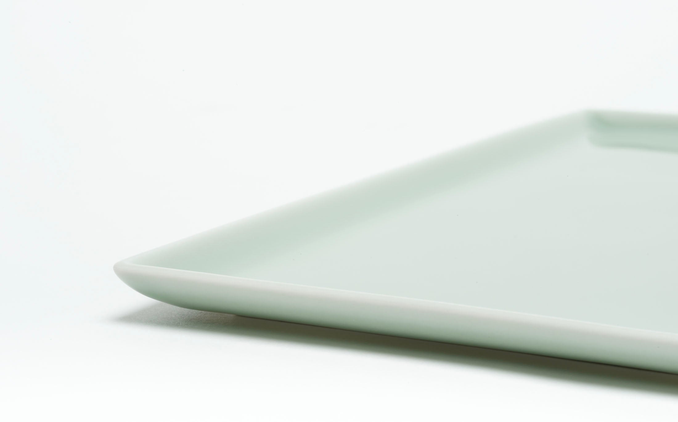 Yamabuki - Porcelain Celadon - Square Plate