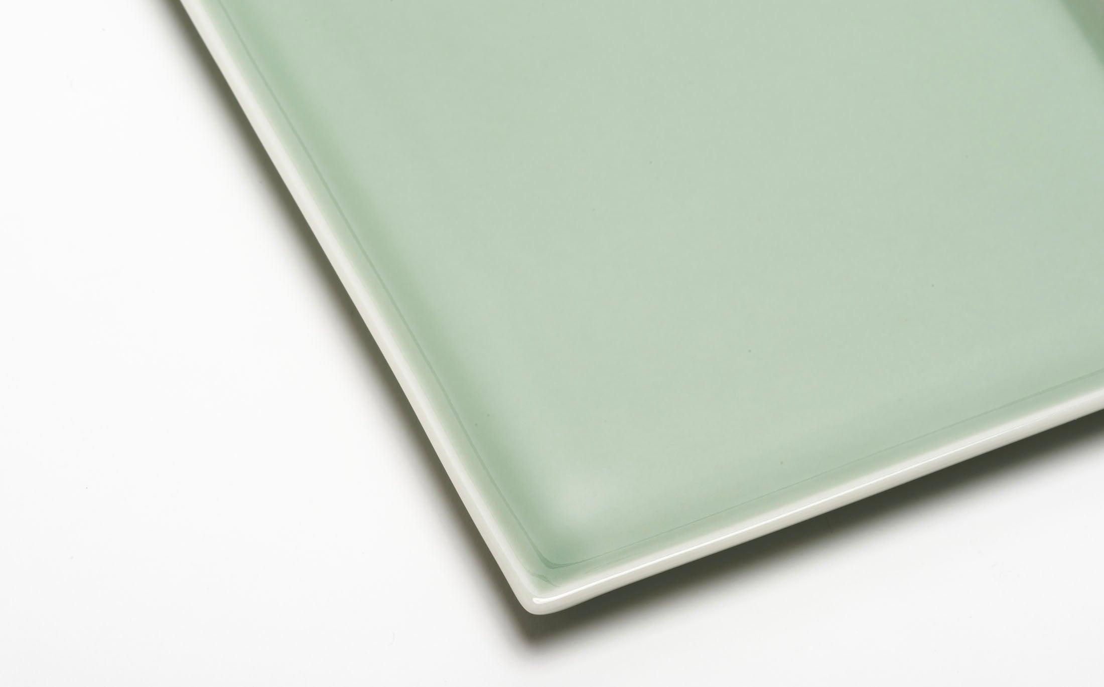 Yamabuki - Porcelain Celadon - Square Plate