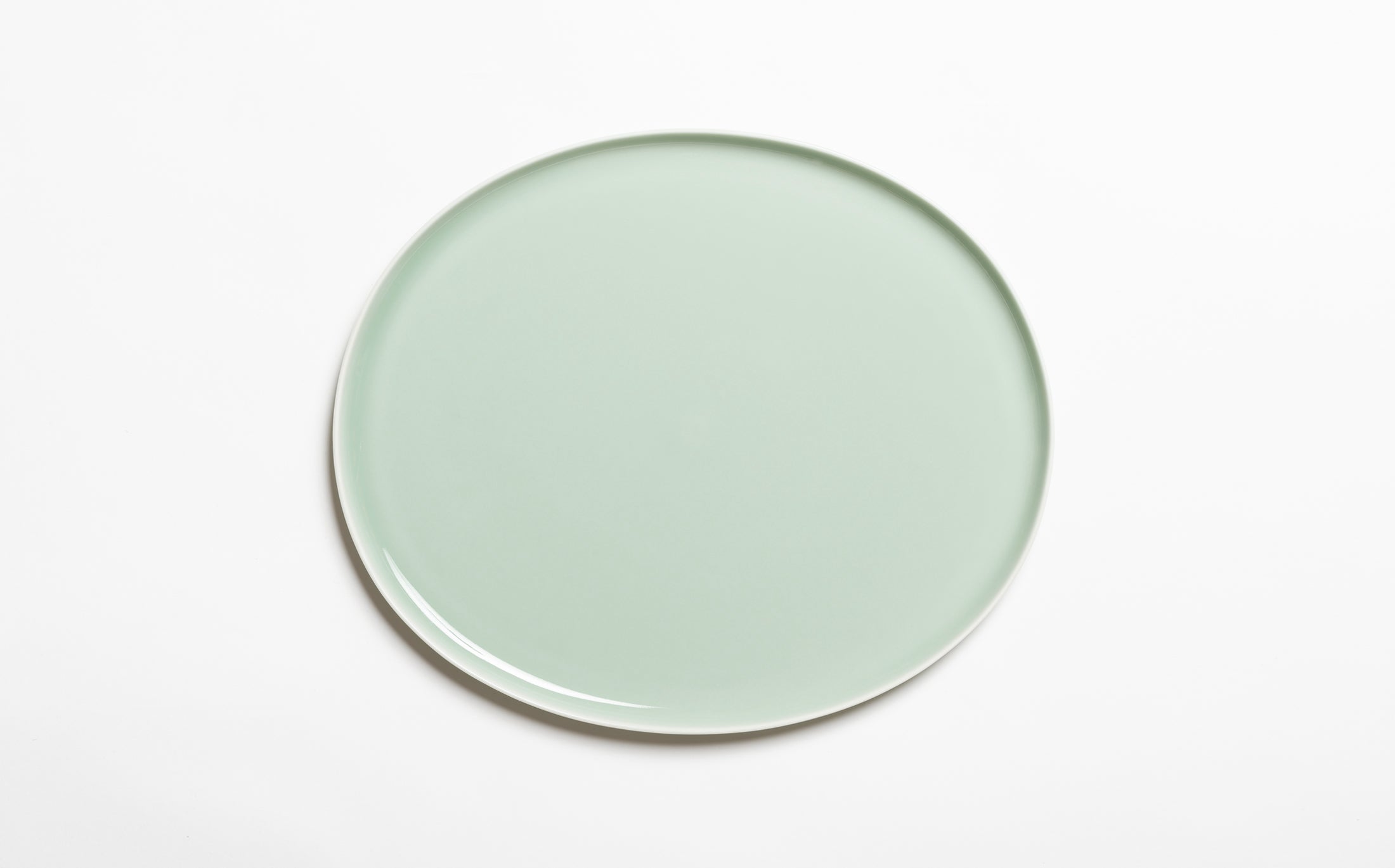 Yamabuki - Porcelain Celadon - Oval Plate