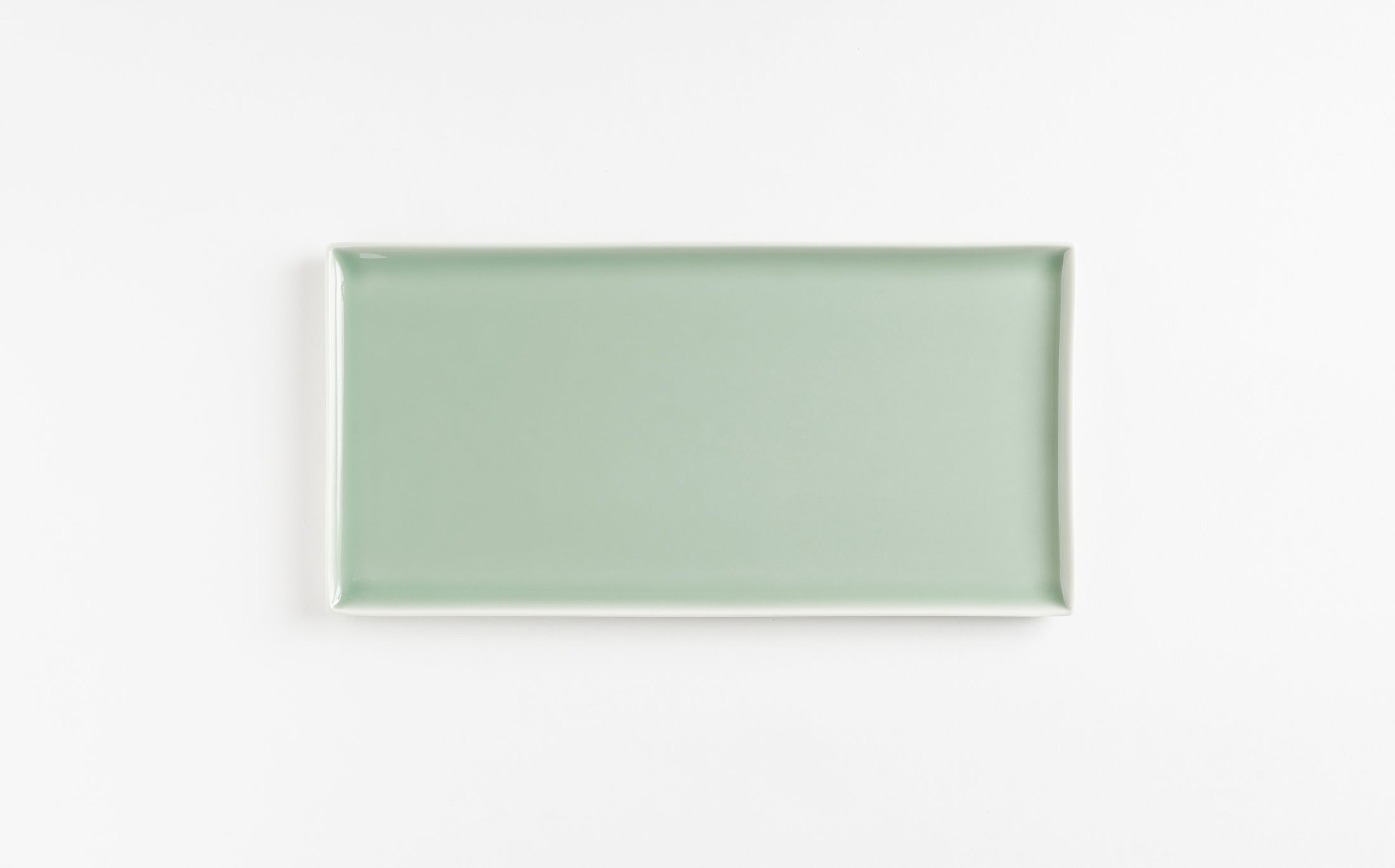 Yamabuki - Porcelain Celadon - Rectangle Plate
