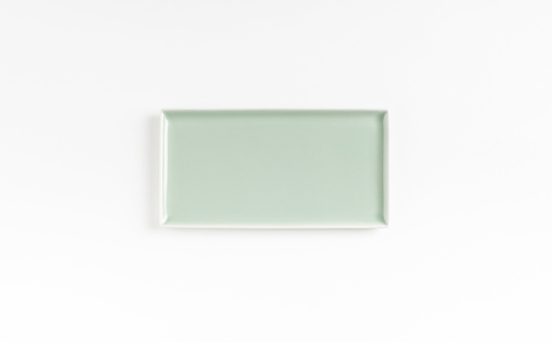 Yamabuki - Porcelain Celadon - Rectangle Plate