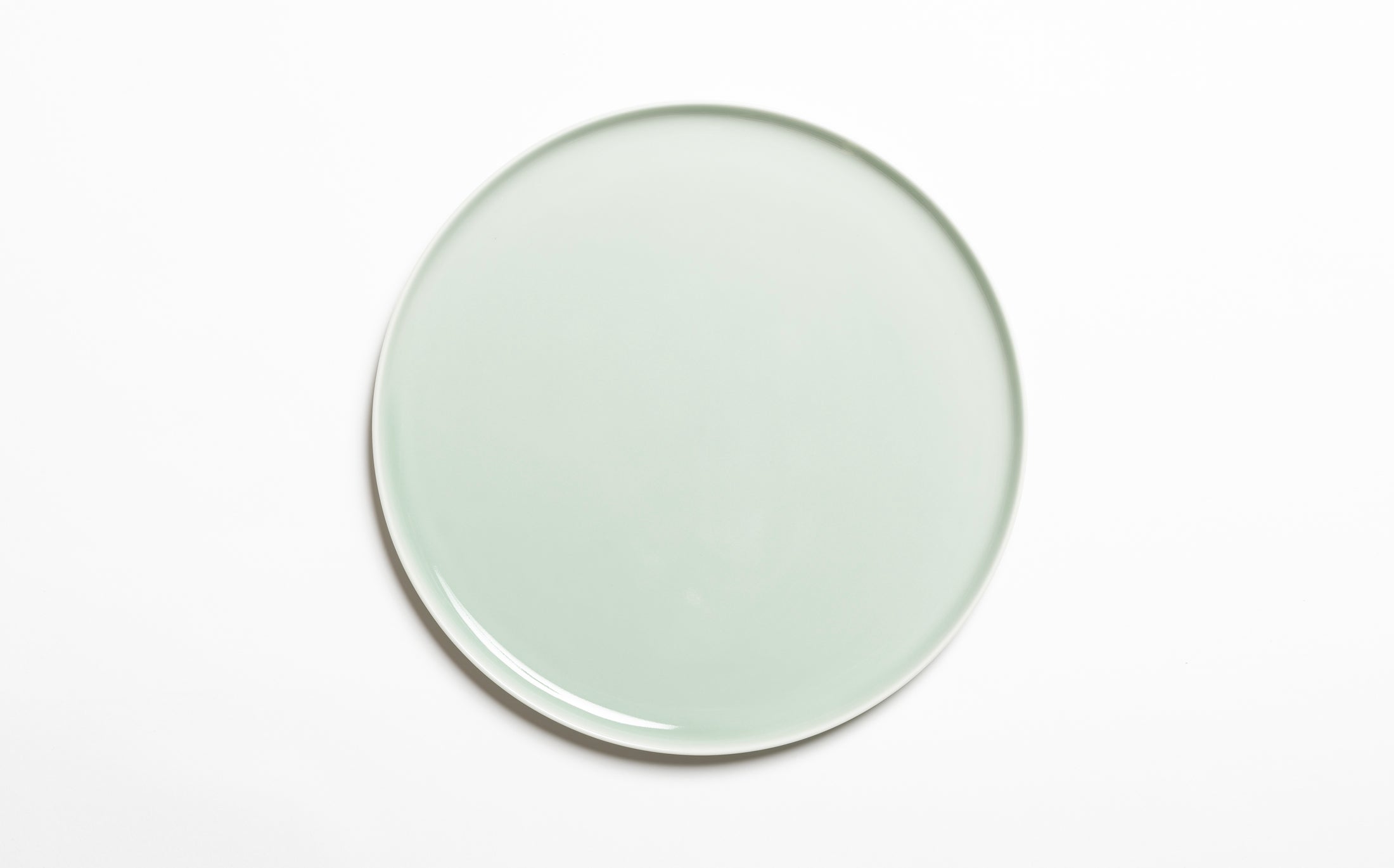 Yamabuki - Porcelain Celadon - Round Plate
