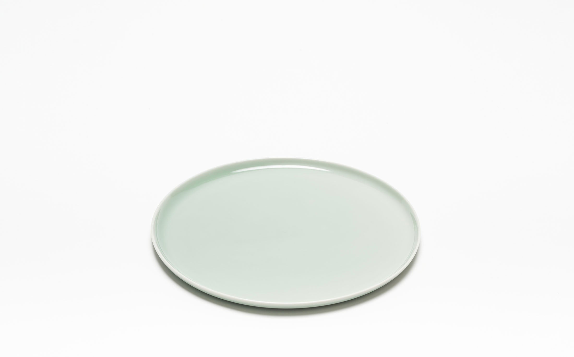 Yamabuki - Porcelain Celadon - Round Plate