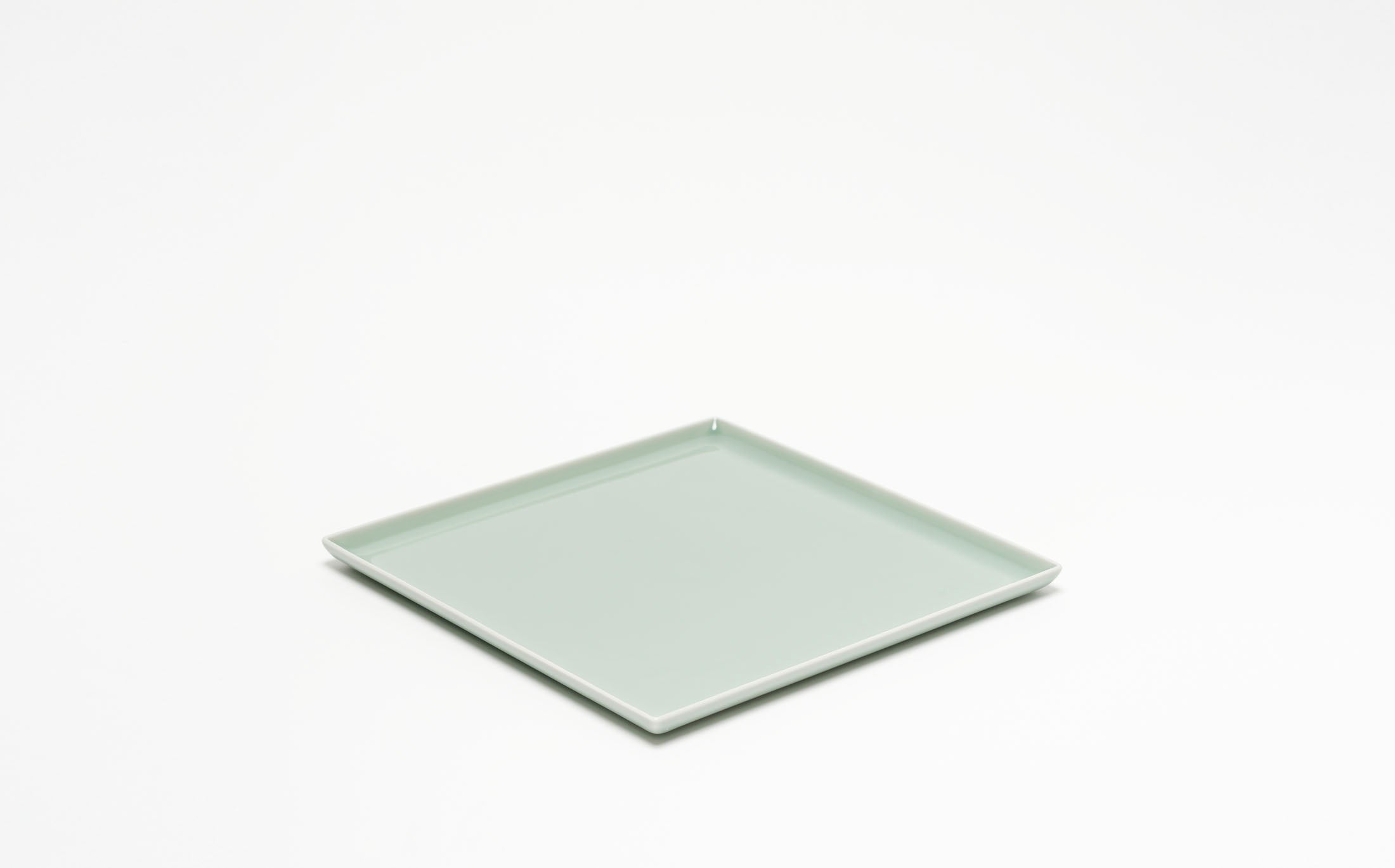 Yamabuki - Porcelain Celadon - Square Plate