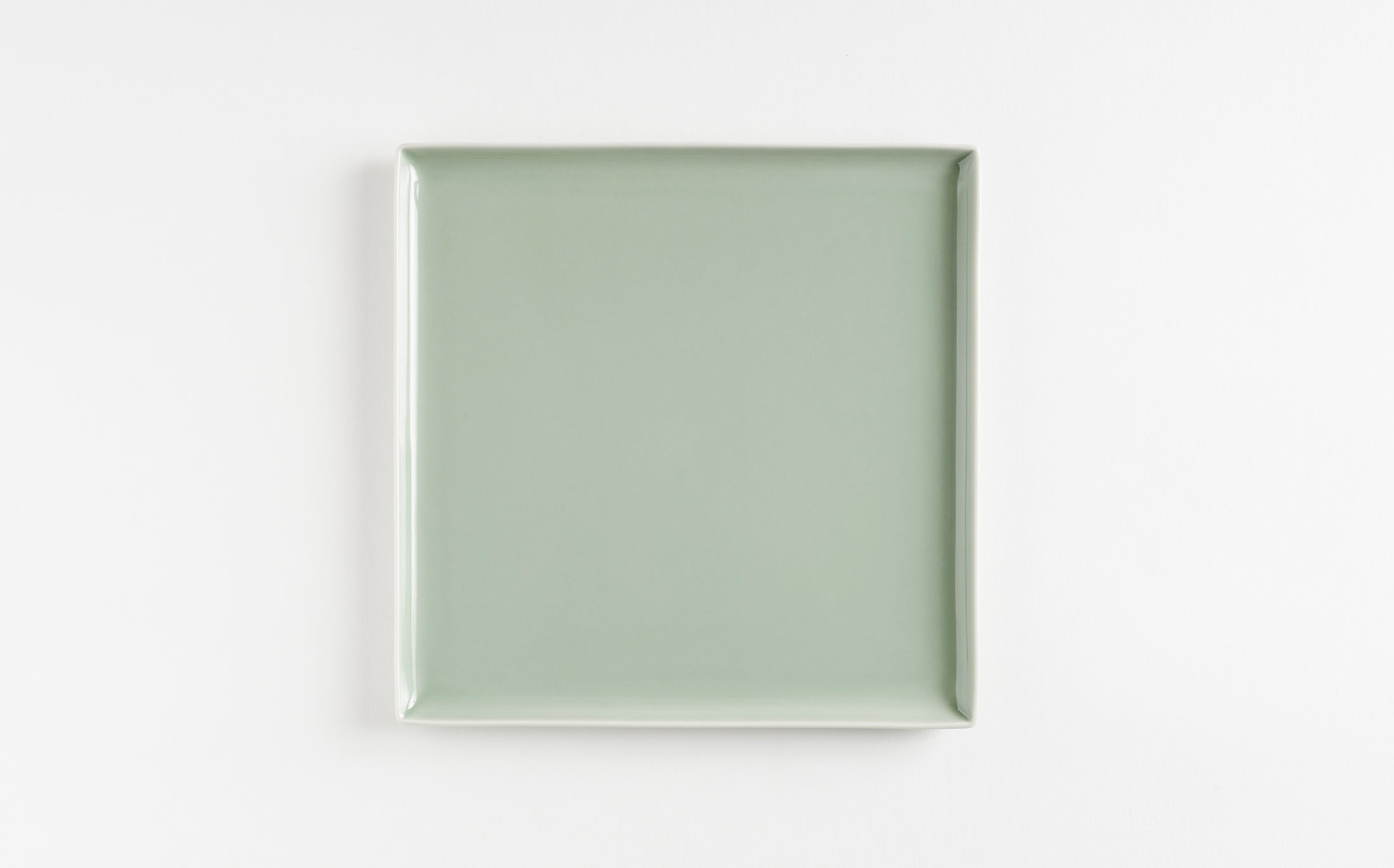 Yamabuki - Porcelain Celadon - Square Plate