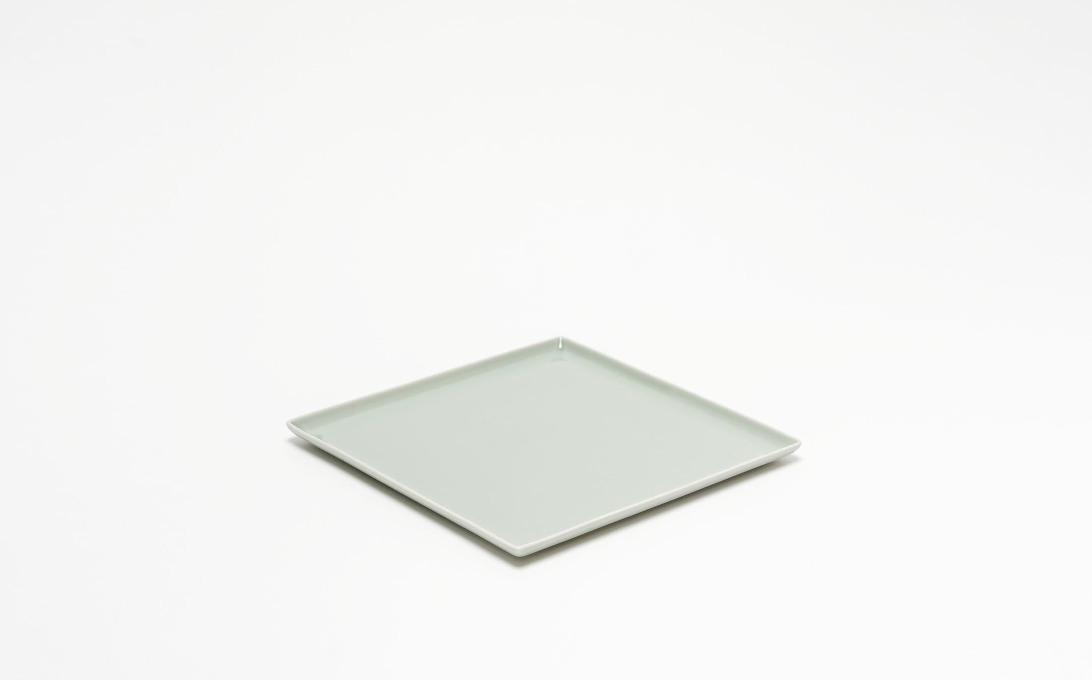 Yamabuki - Porcelain Celadon - Square Plate