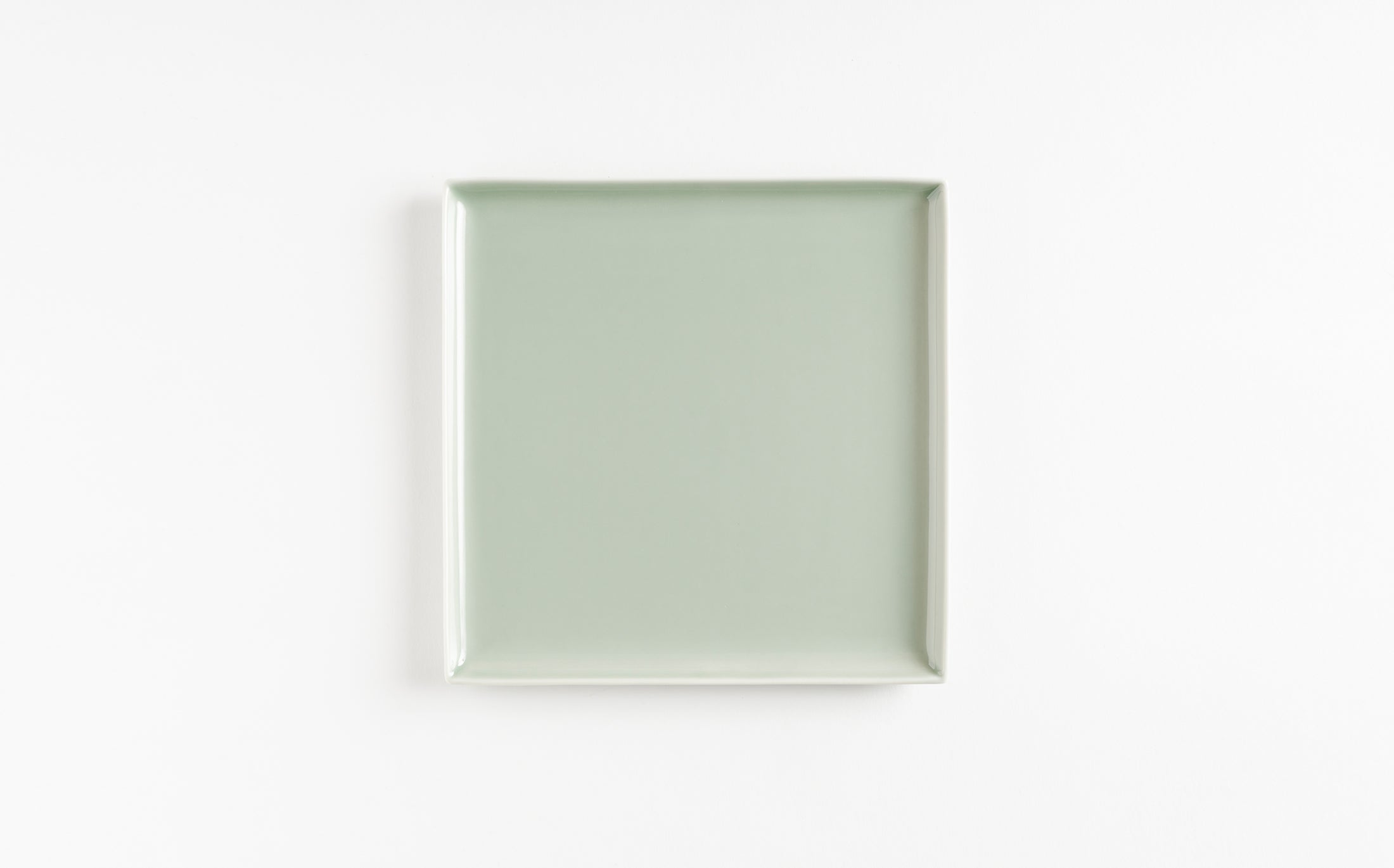 Yamabuki - Porcelain Celadon - Square Plate