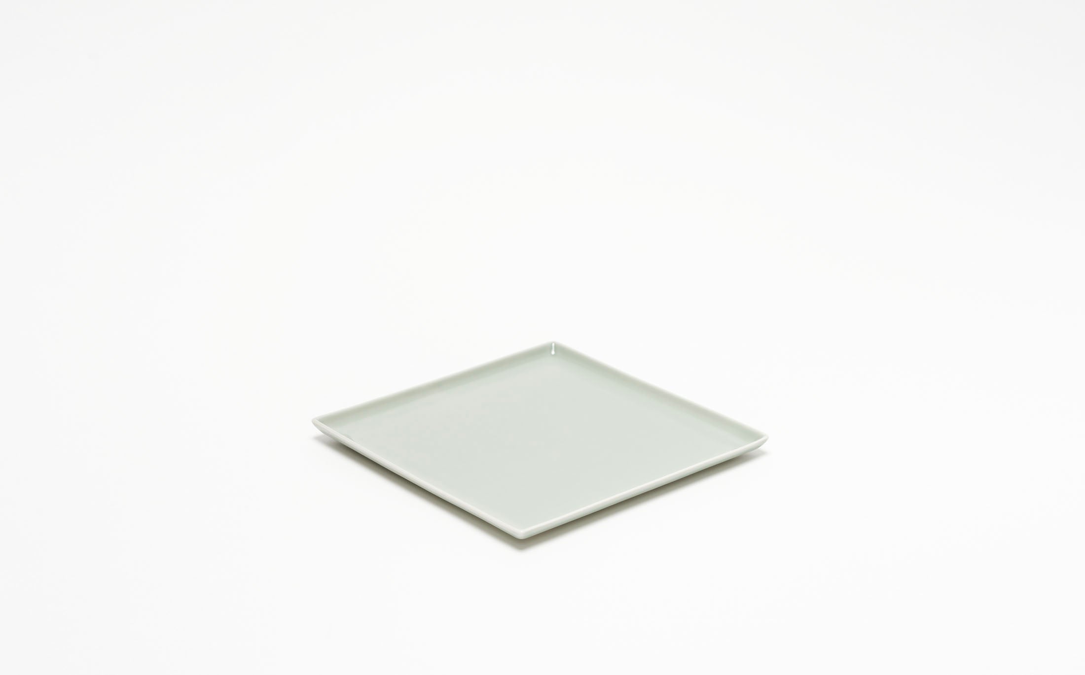Yamabuki - Porcelain Celadon - Square Plate
