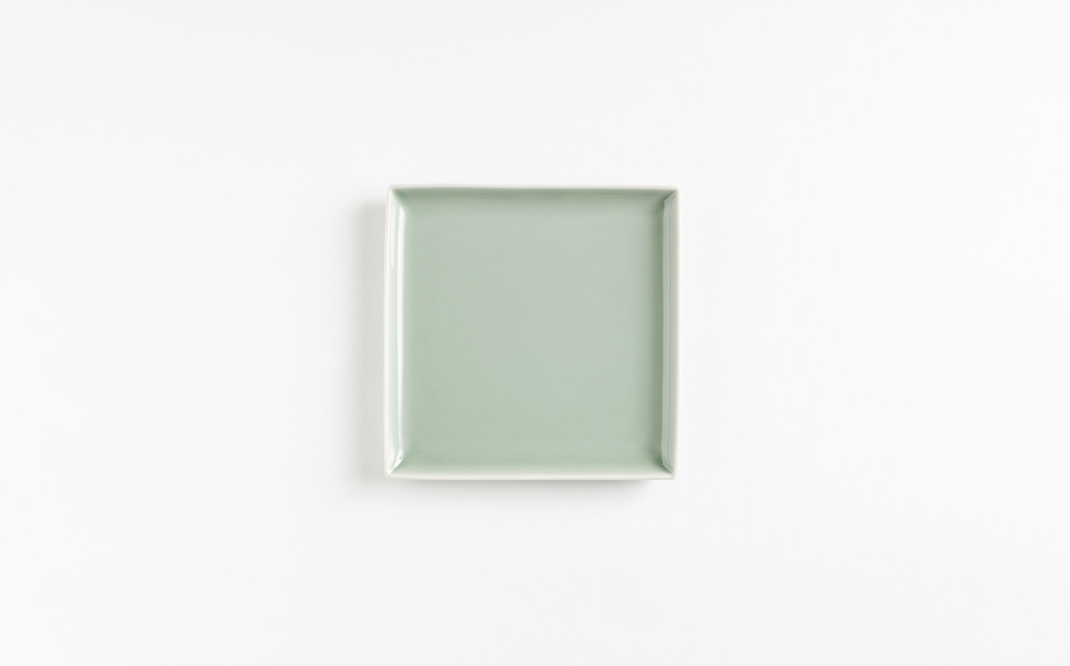 Yamabuki - Porcelain Celadon - Square Plate