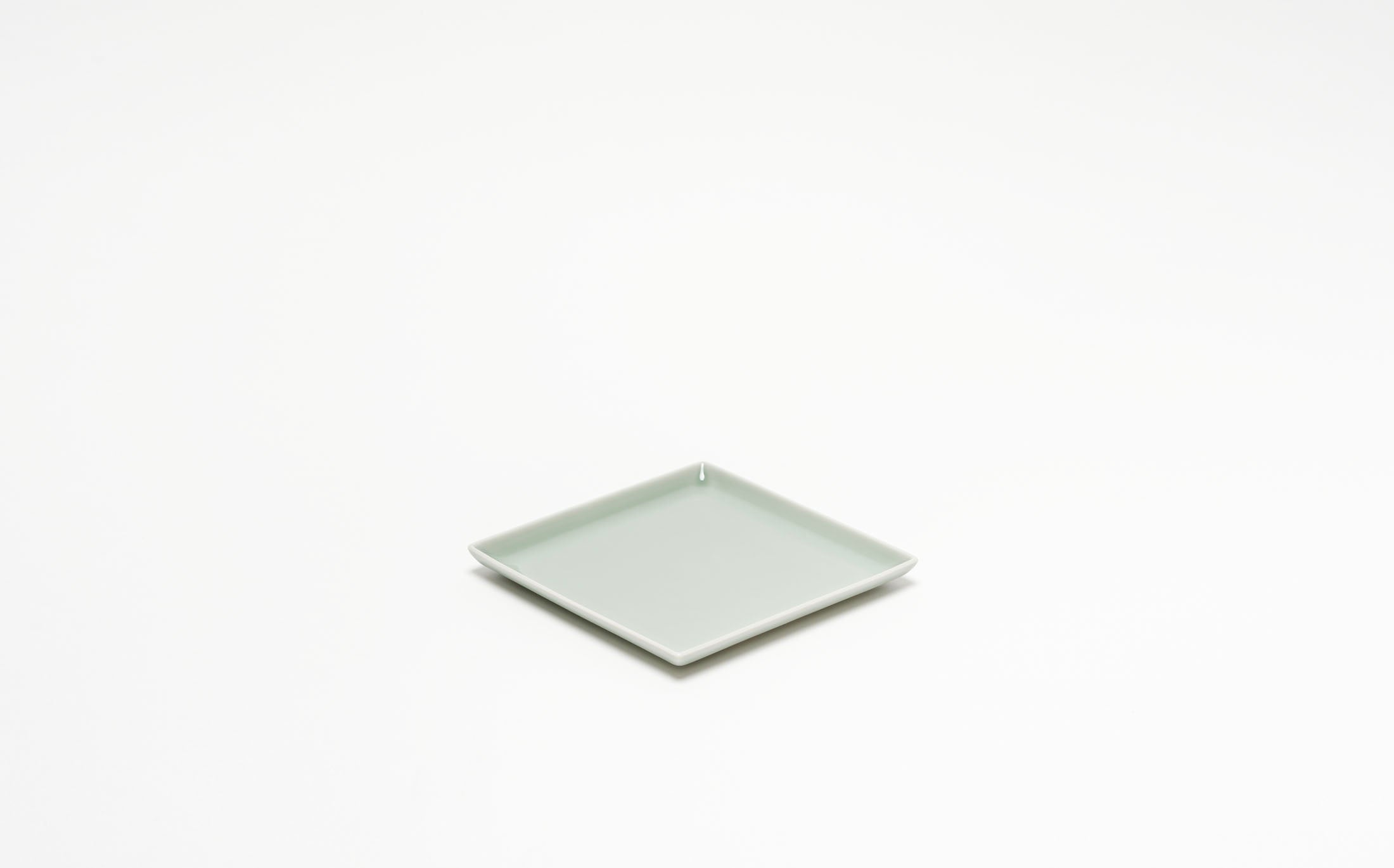 Yamabuki - Porcelain Celadon - Square Plate