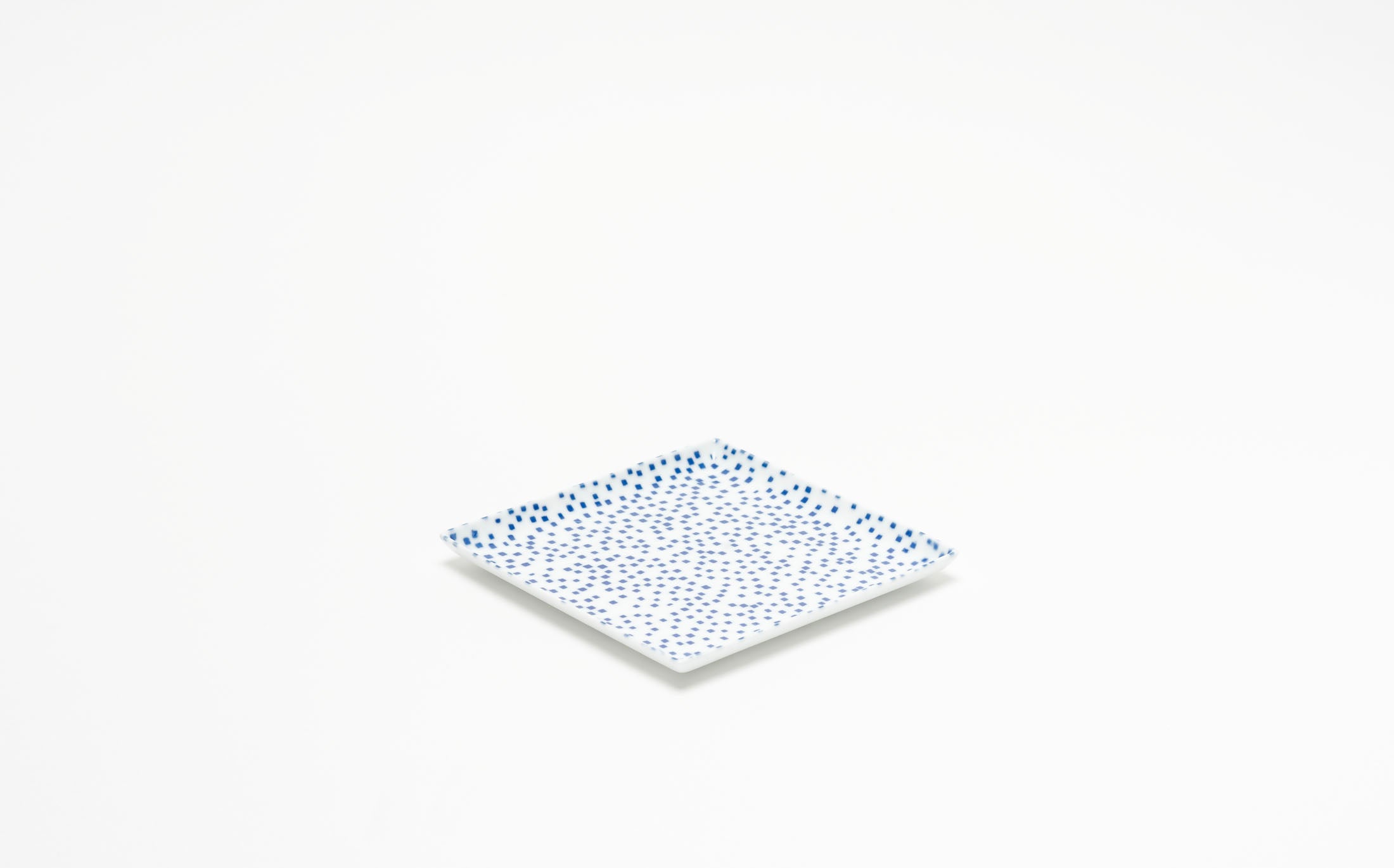 Yamabuki - Porcelain Square Blue - Square Plate
