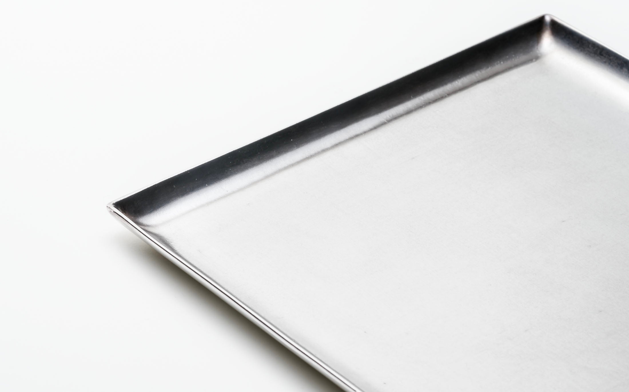 Yamabuki - Silvered Porcelain - Square Plate