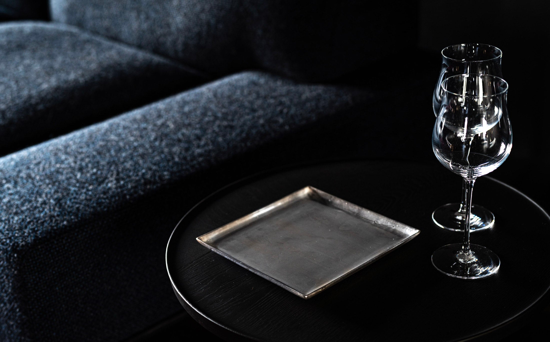 Yamabuki - Silvered Porcelain - Square Plate