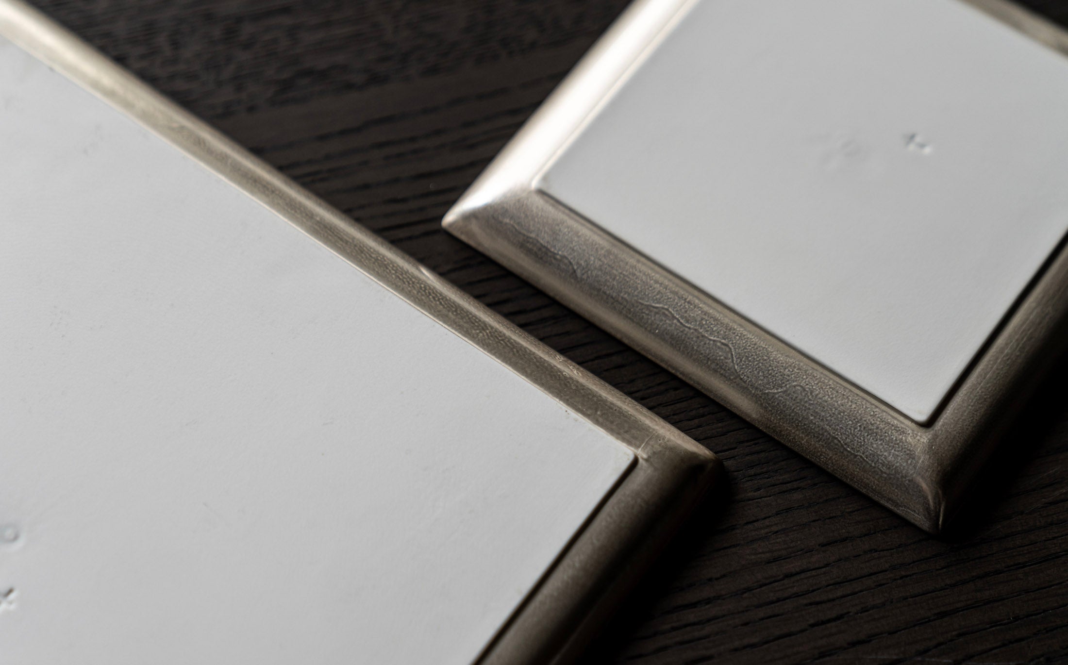 Yamabuki - Silvered Porcelain - Rectangle Plate