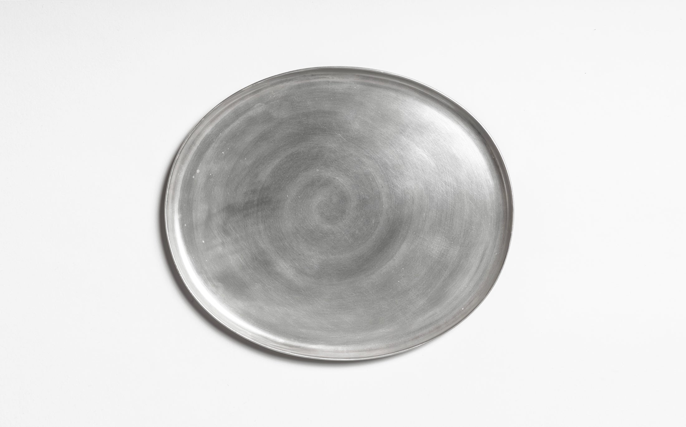 Yamabuki - Silvered Porcelain - Oval Plate