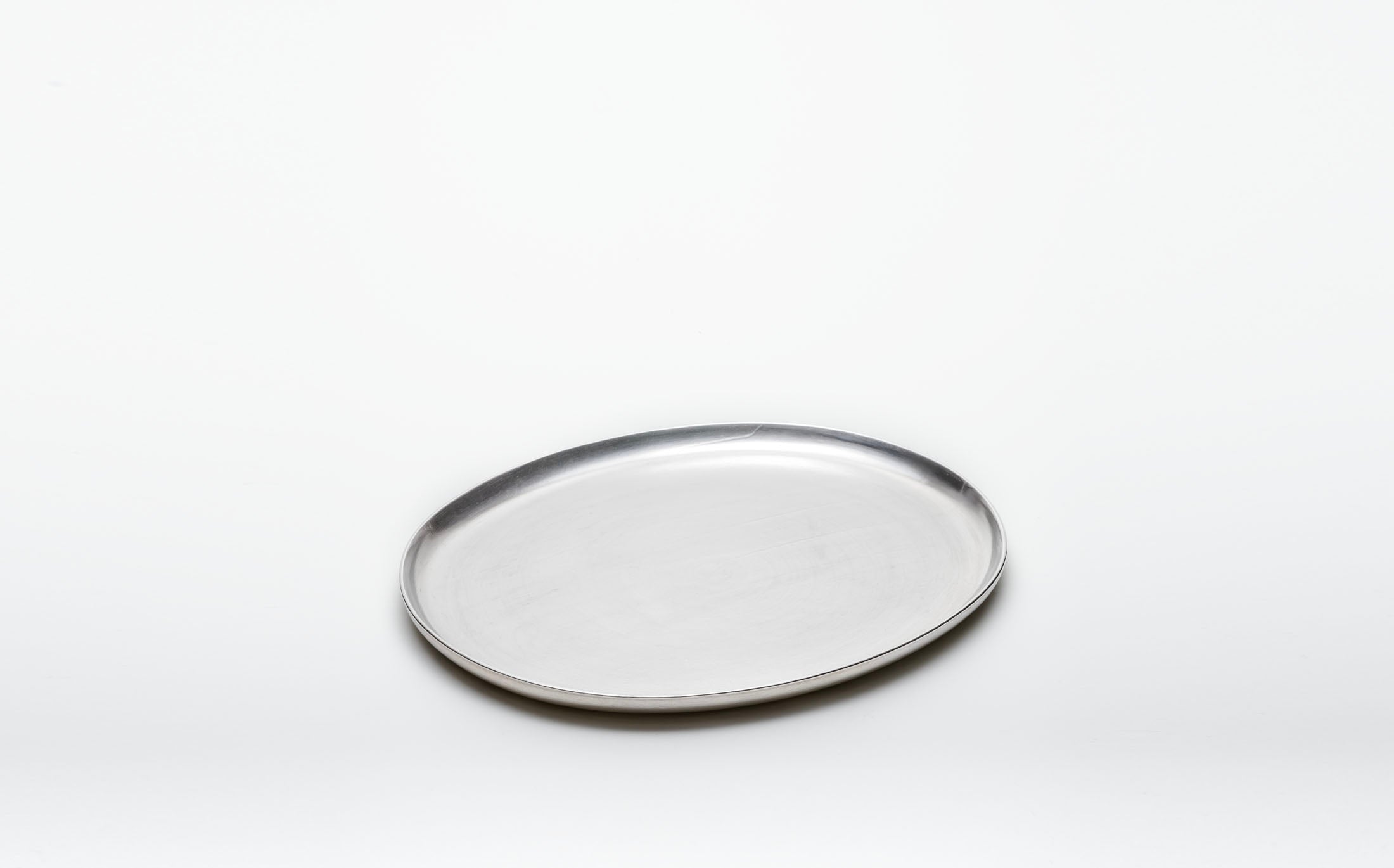 Yamabuki - Silvered Porcelain - Oval Plate