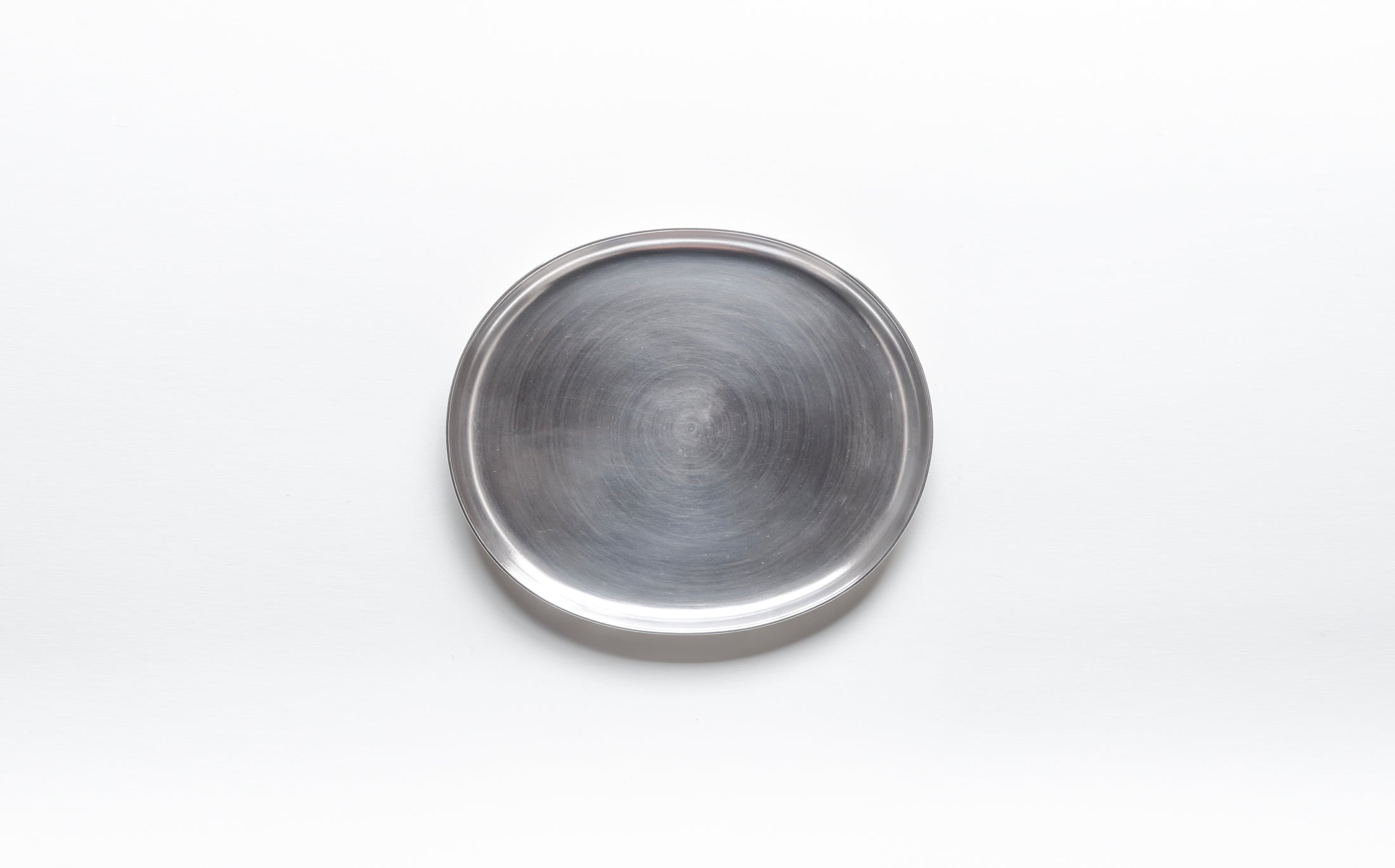 Yamabuki - Silvered Porcelain - Oval Plate