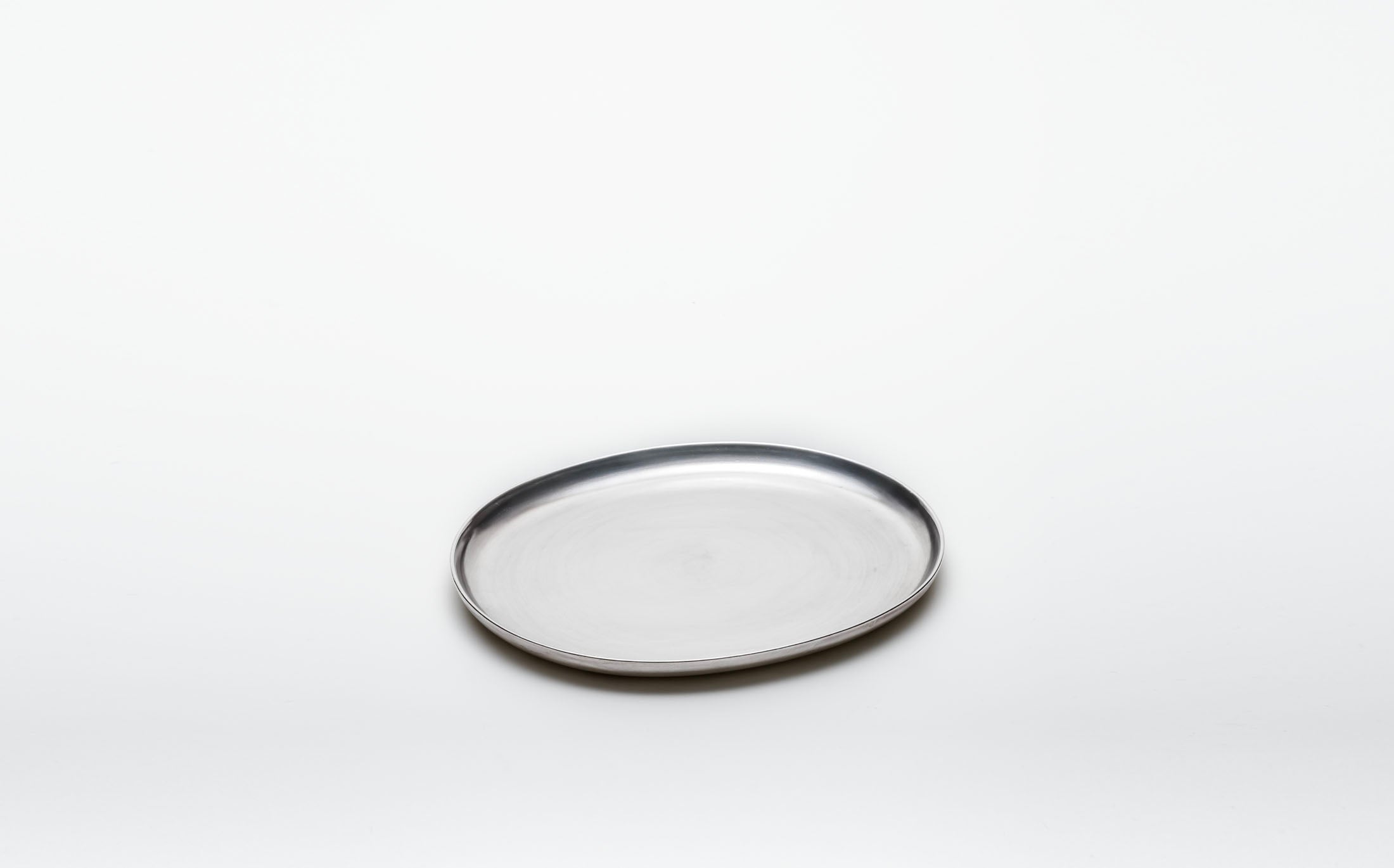 Yamabuki - Silvered Porcelain - Oval Plate