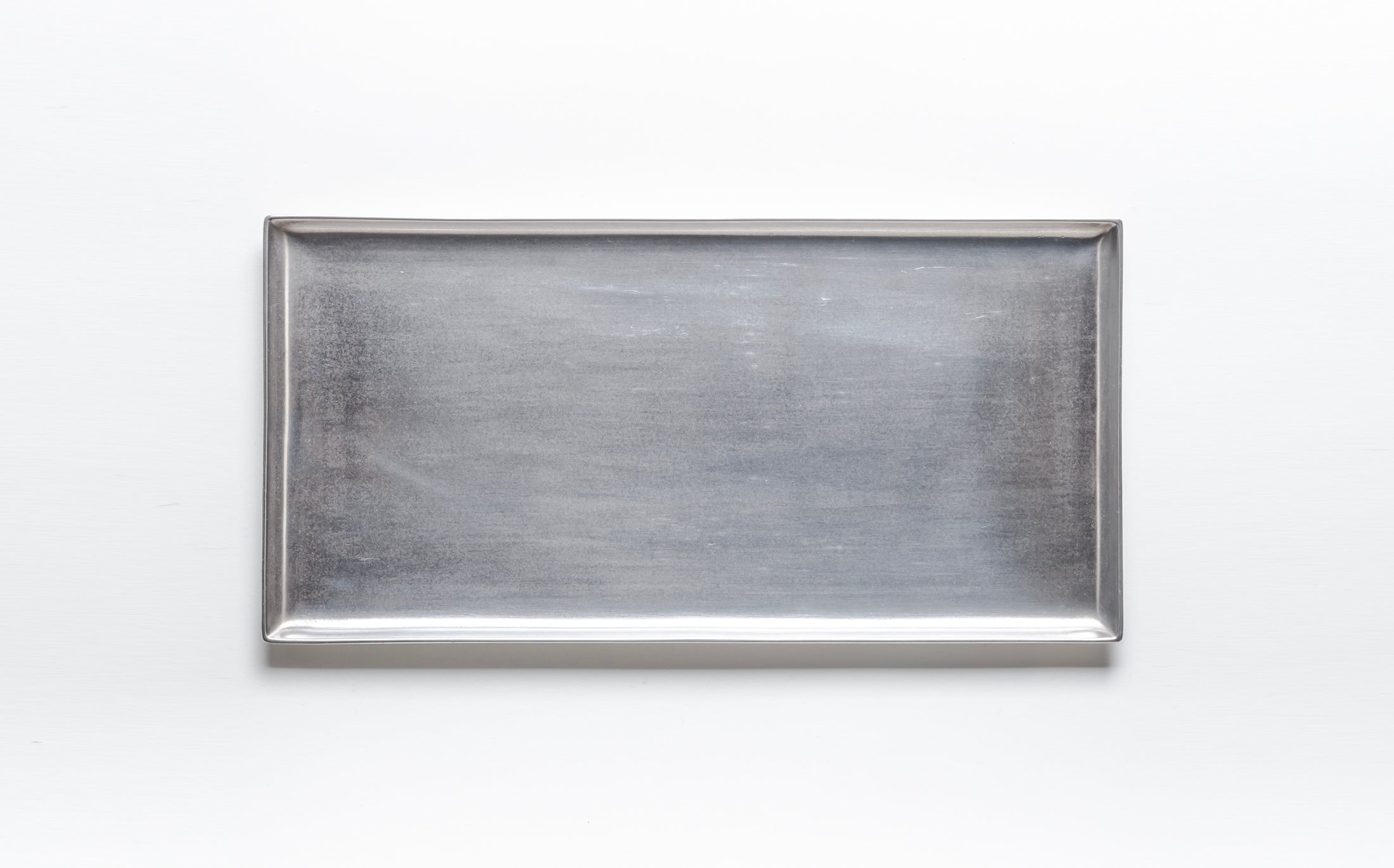 Yamabuki - Silvered Porcelain - Rectangle Plate