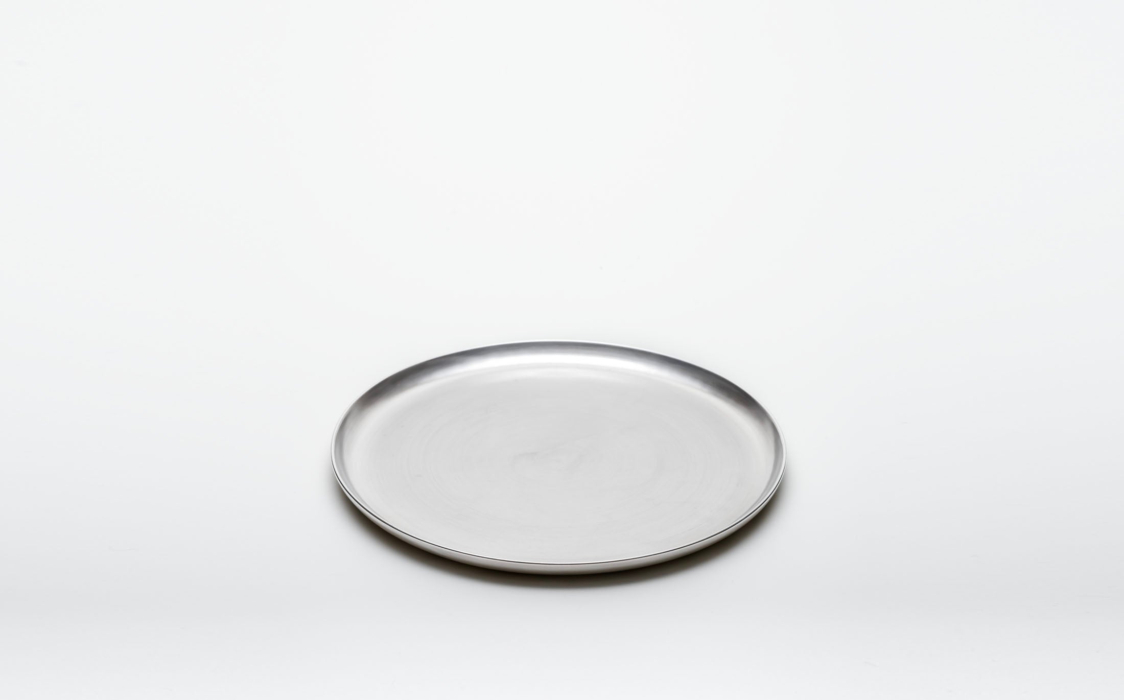 Yamabuki - Silvered Porcelain - Round Plate