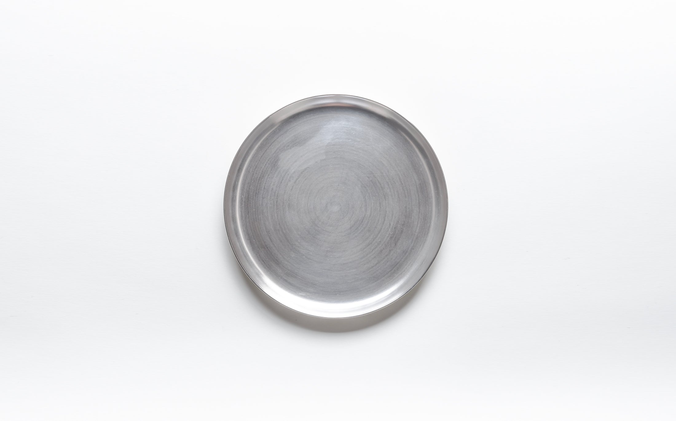Yamabuki - Silvered Porcelain - Round Plate