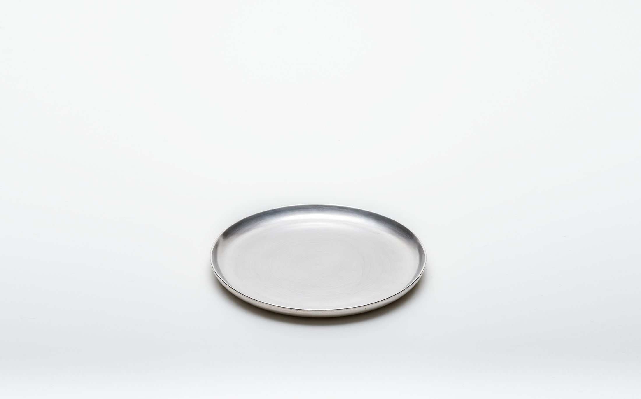 Yamabuki - Silvered Porcelain - Round Plate