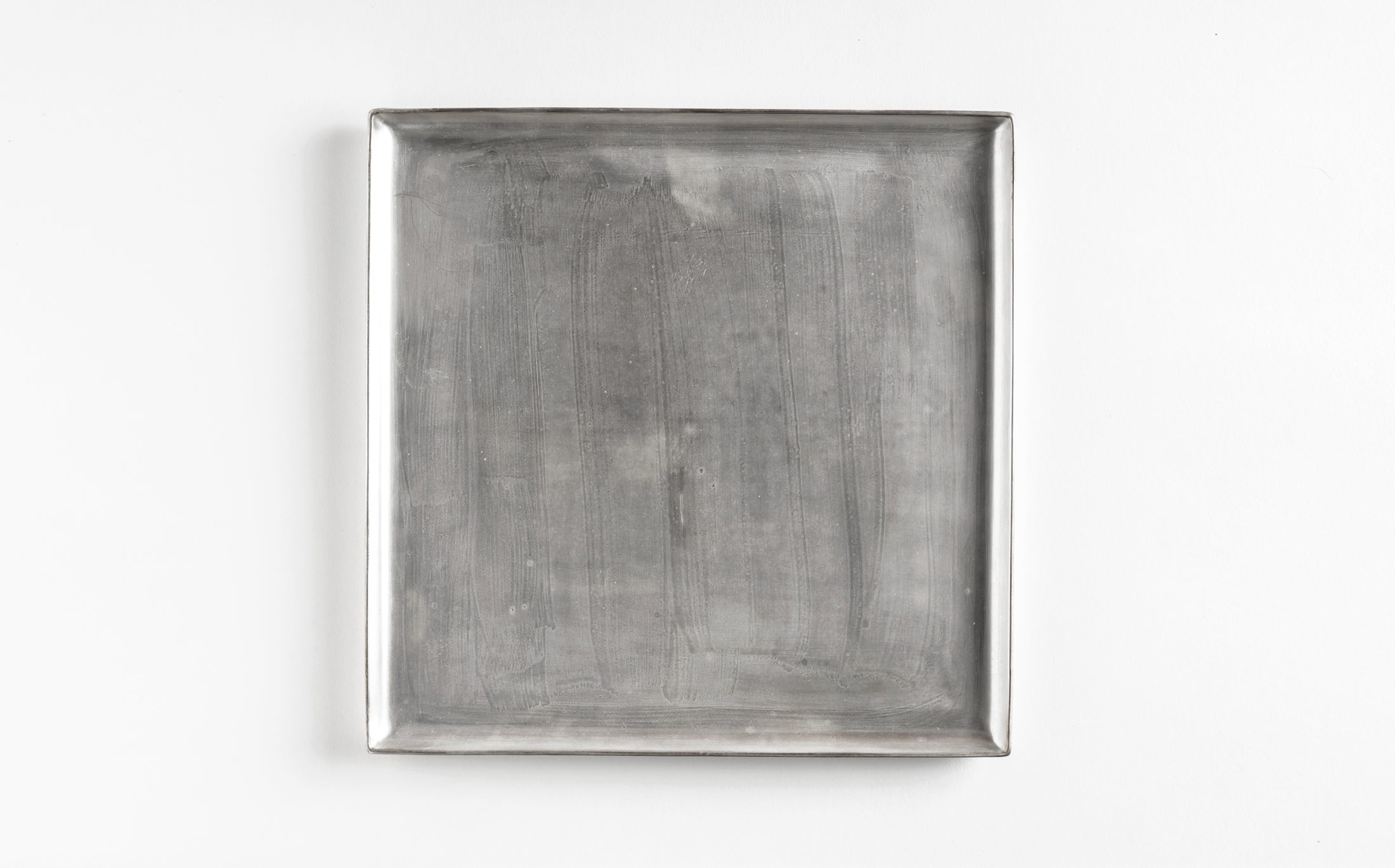 Yamabuki - Silvered Porcelain - Square Plate