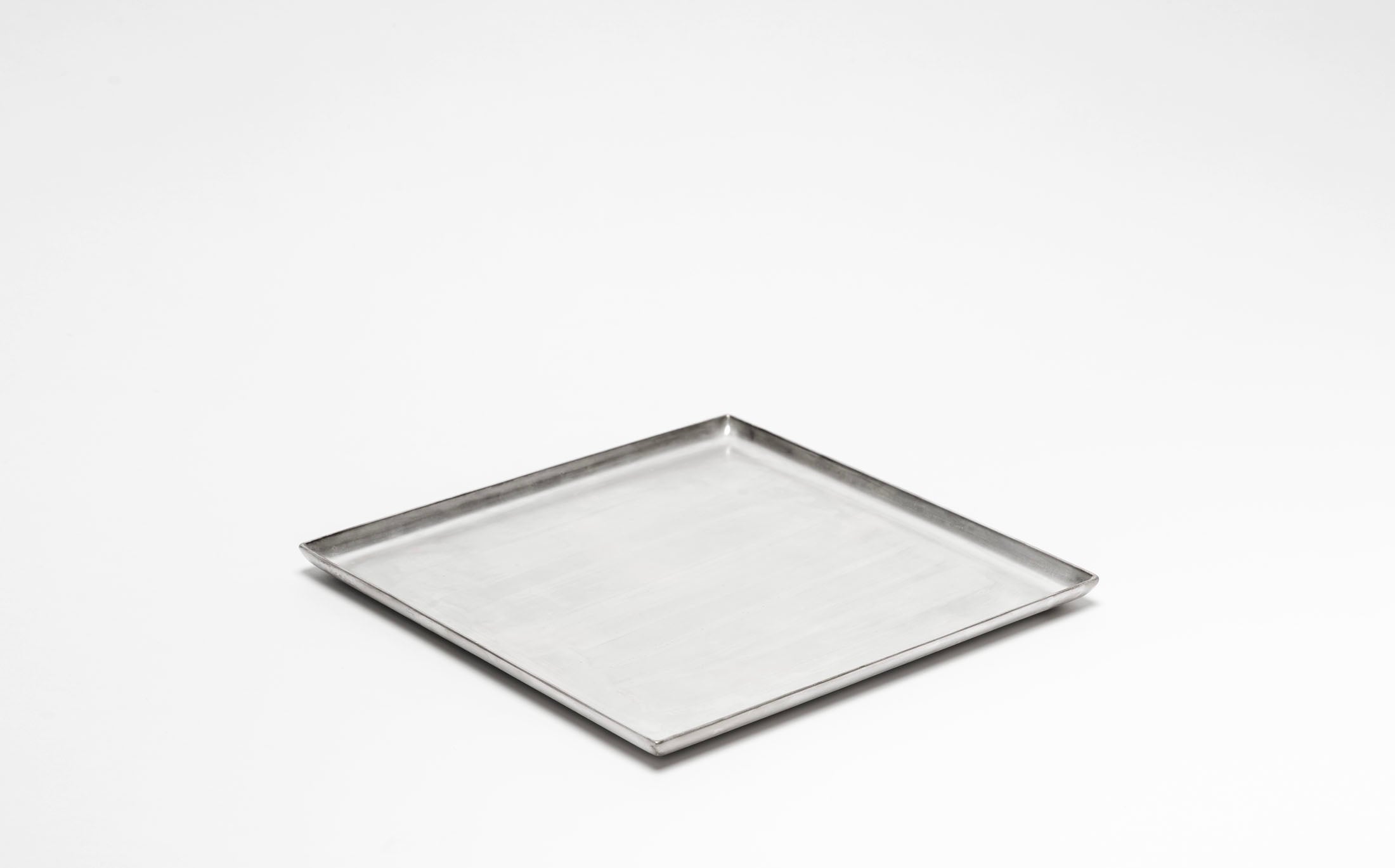 Yamabuki - Silvered Porcelain - Square Plate