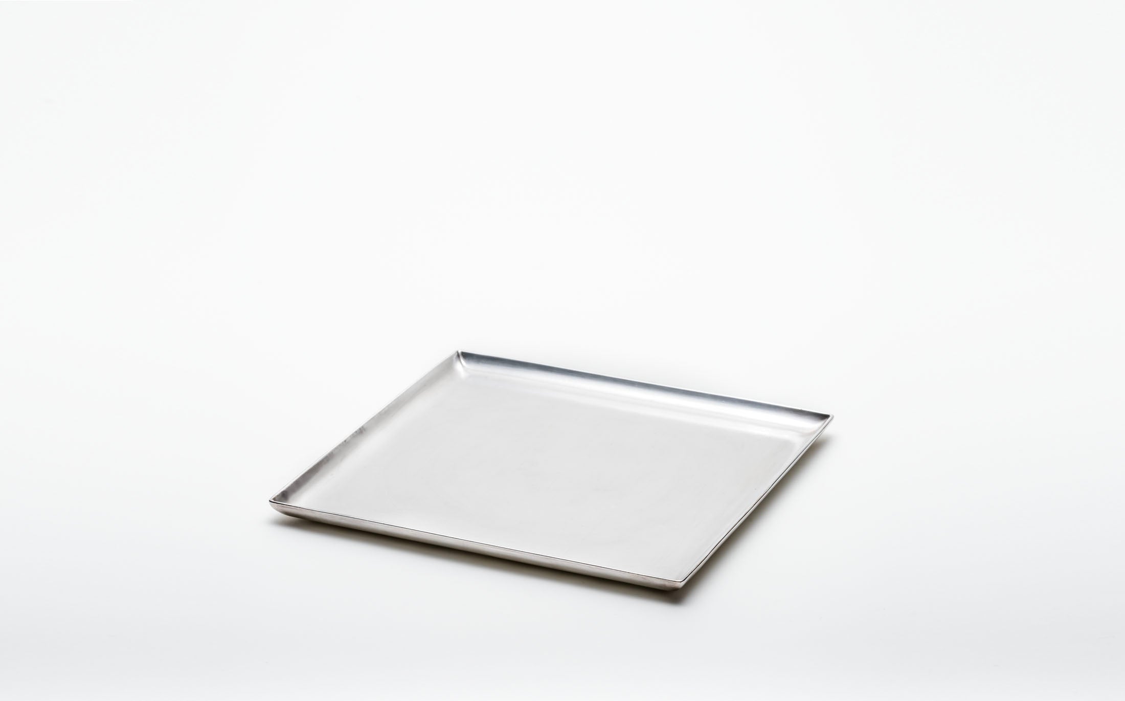Yamabuki - Silvered Porcelain - Square Plate