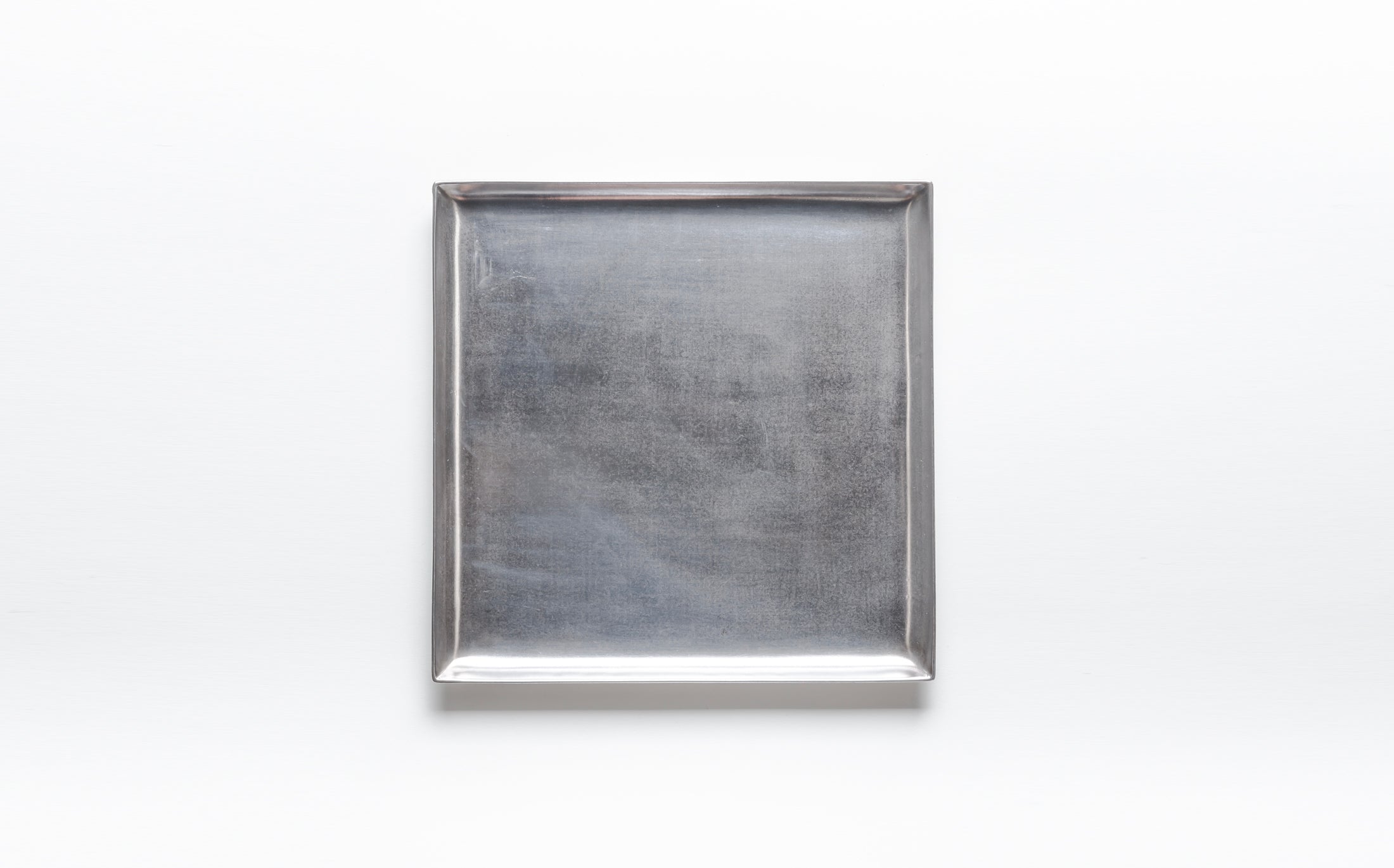 Yamabuki - Silvered Porcelain - Square Plate