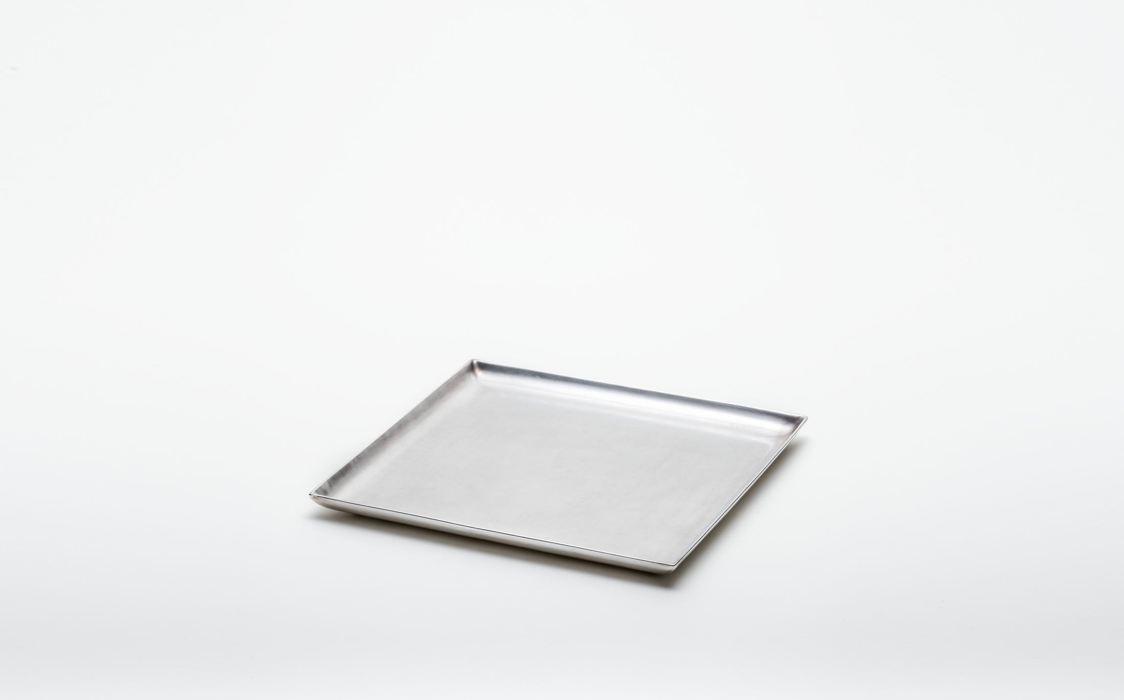 Yamabuki - Silvered Porcelain - Square Plate