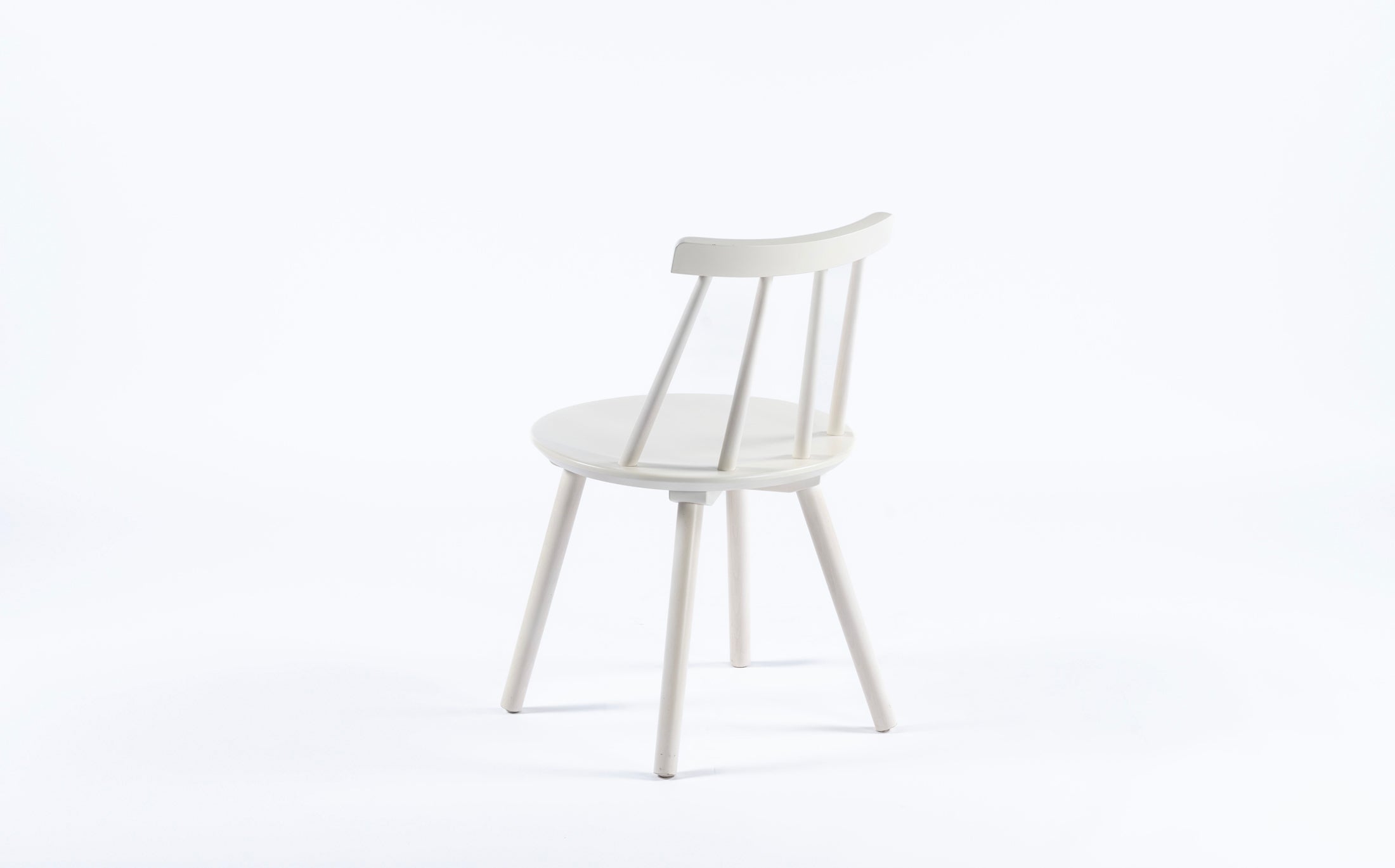 Dorf side chair -Beech White