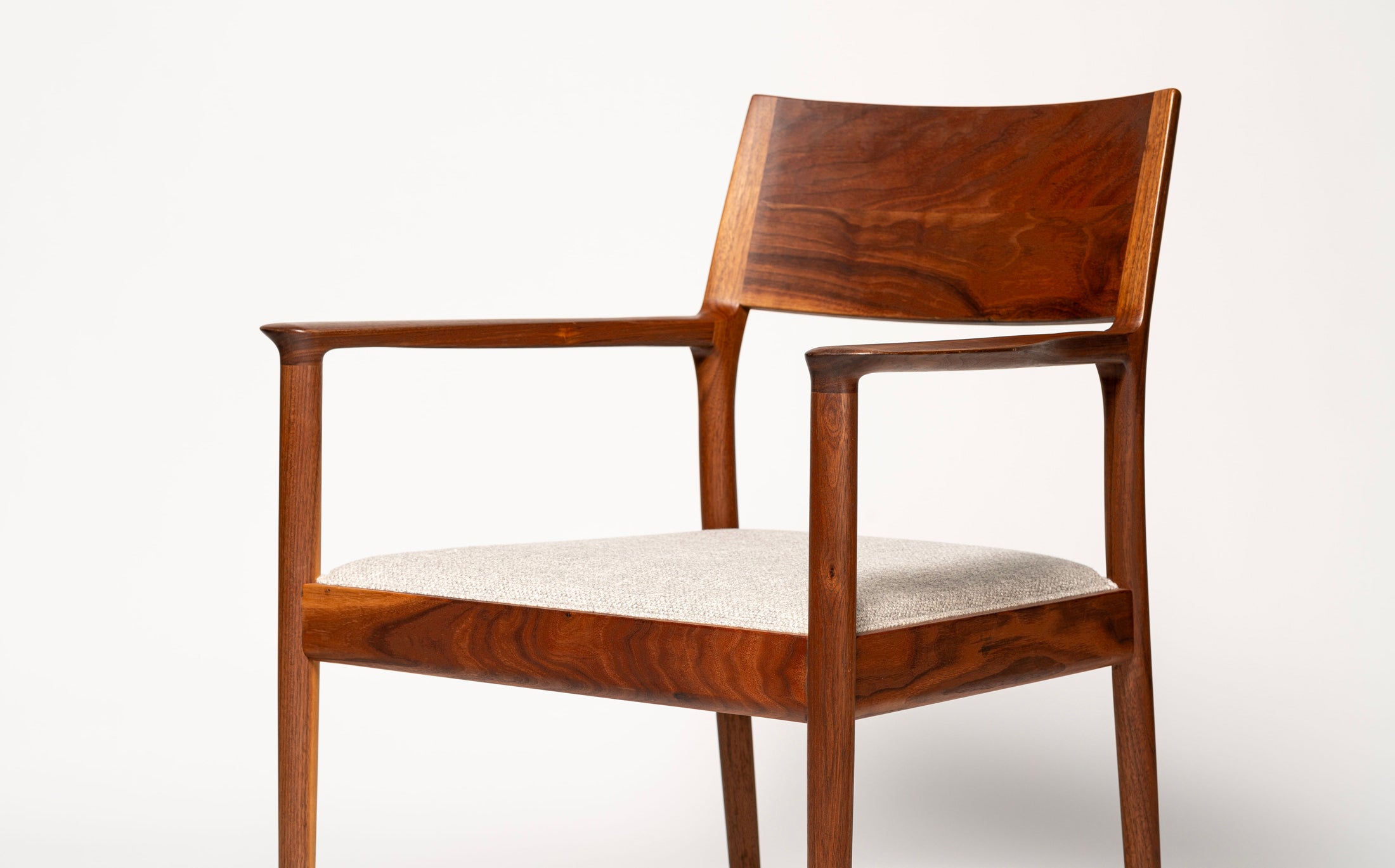 Double Vision - armchair - Walnut Beeswax