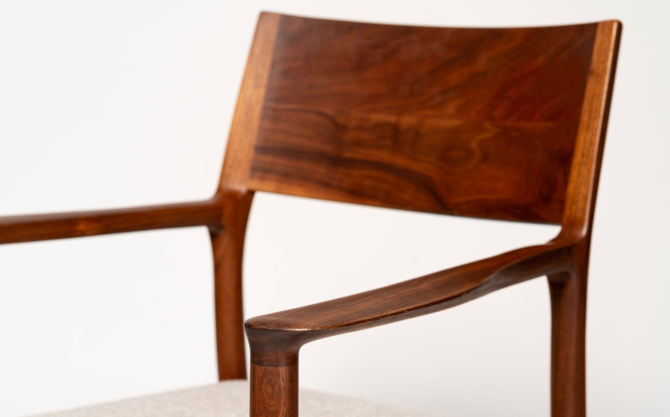 Double Vision - armchair - Walnut Beeswax