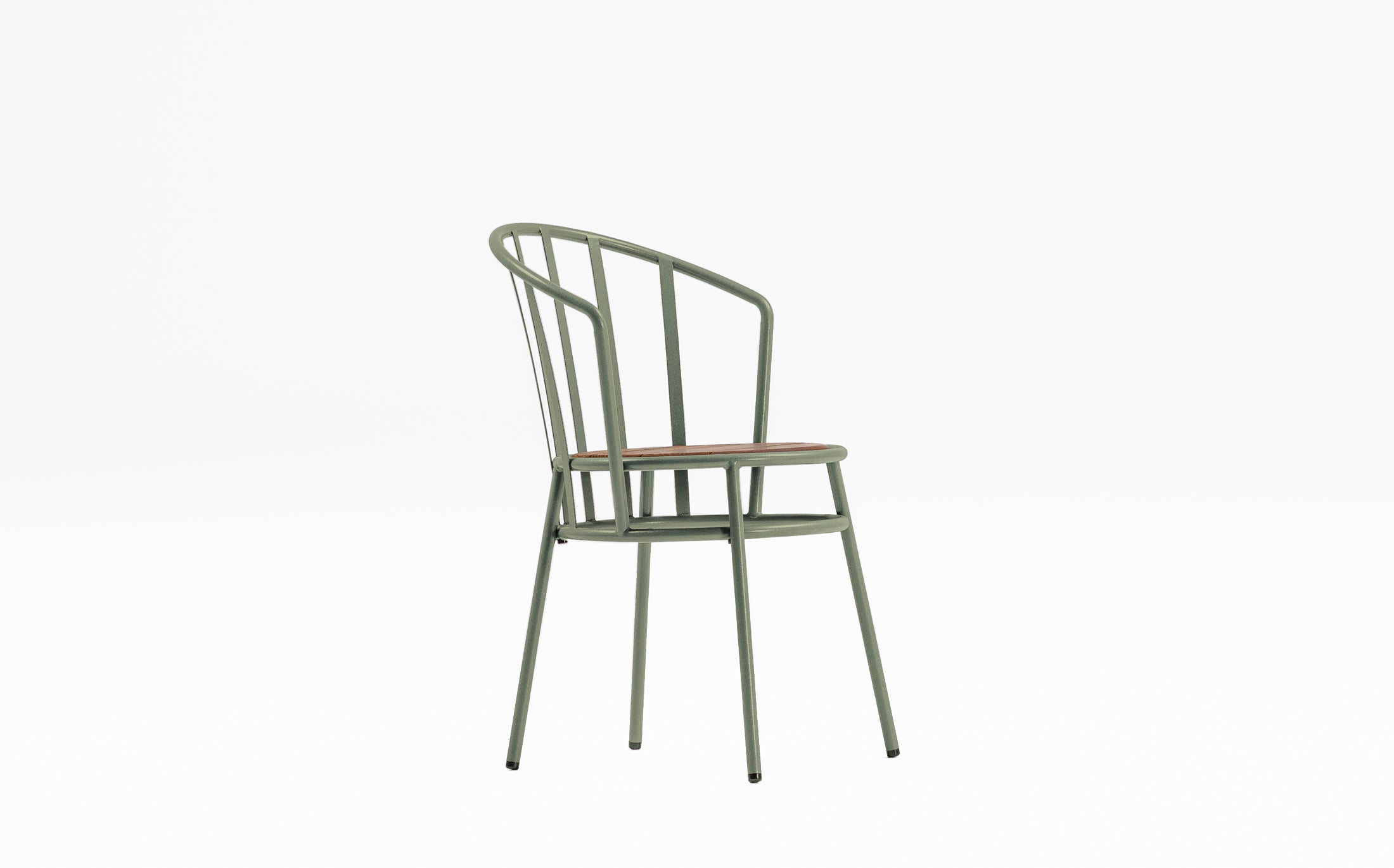 Offset Outdoor garden chair - Windsor - Green grey