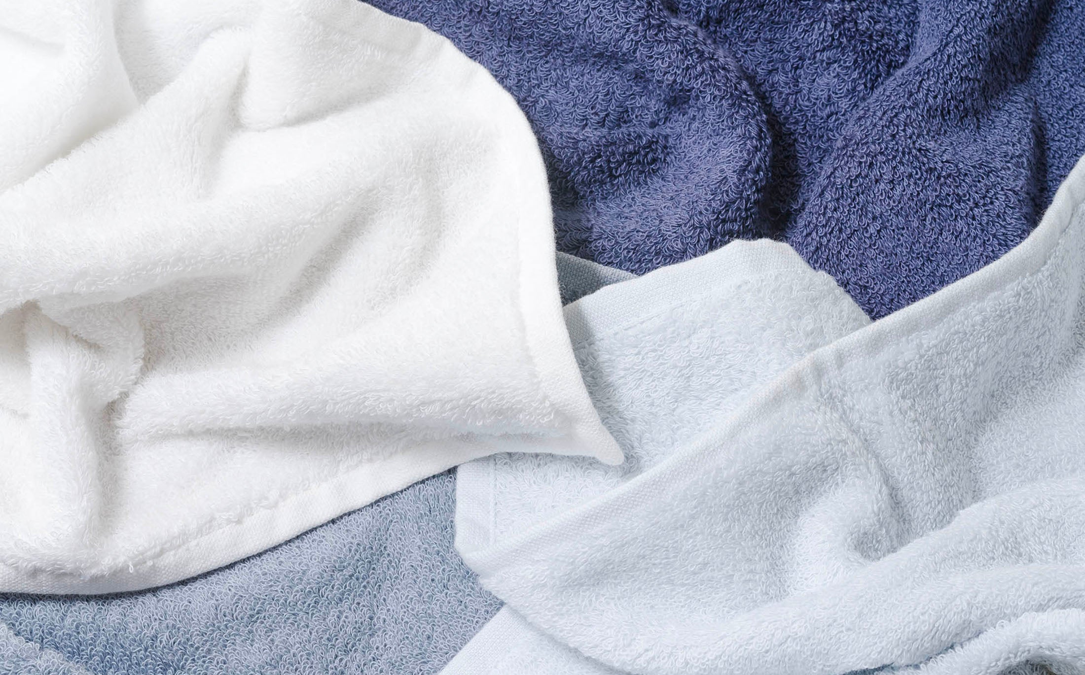 Cotton Color Towel - Greyish Blue