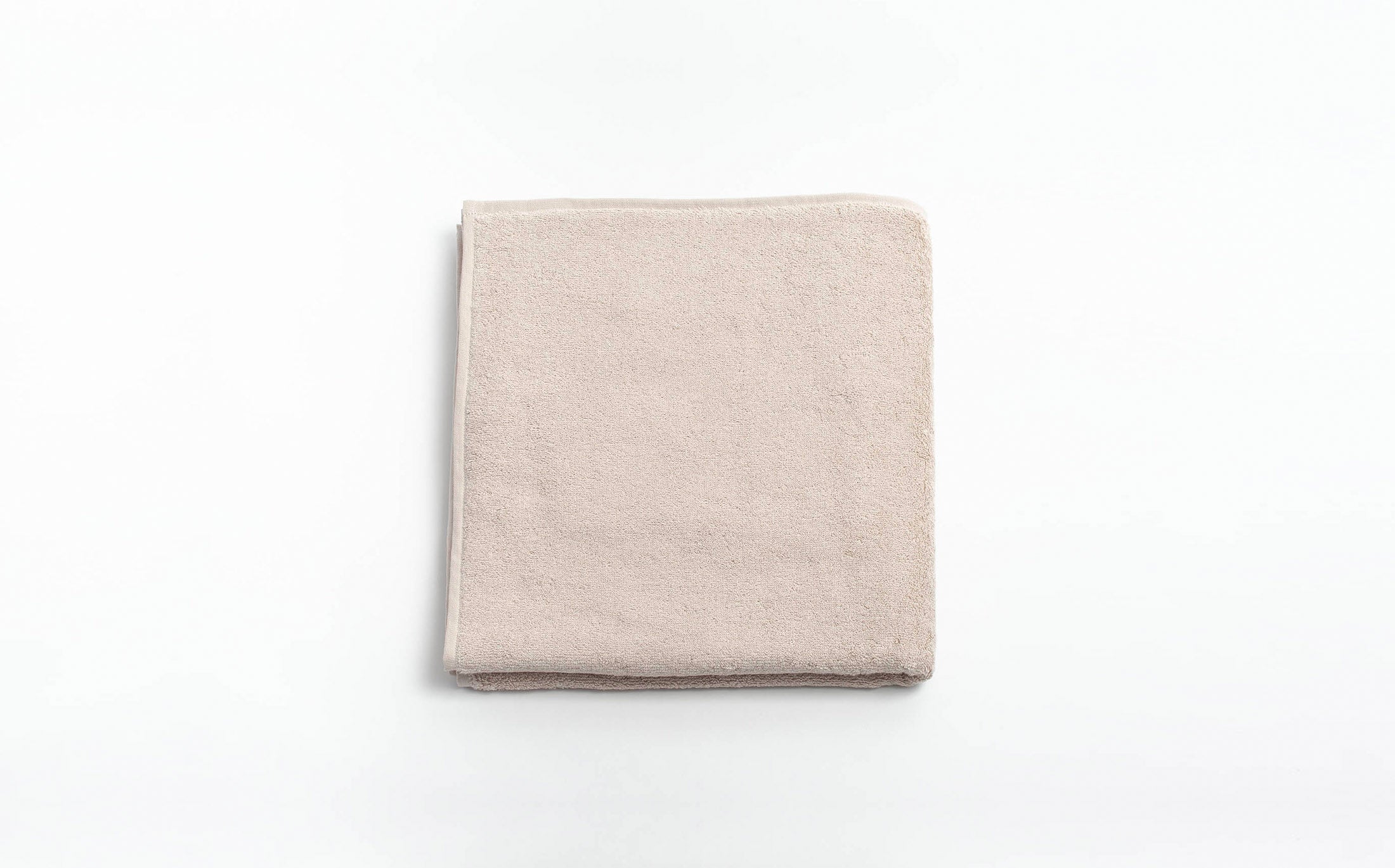 Cotton Color Towel - Beige Bath Towel