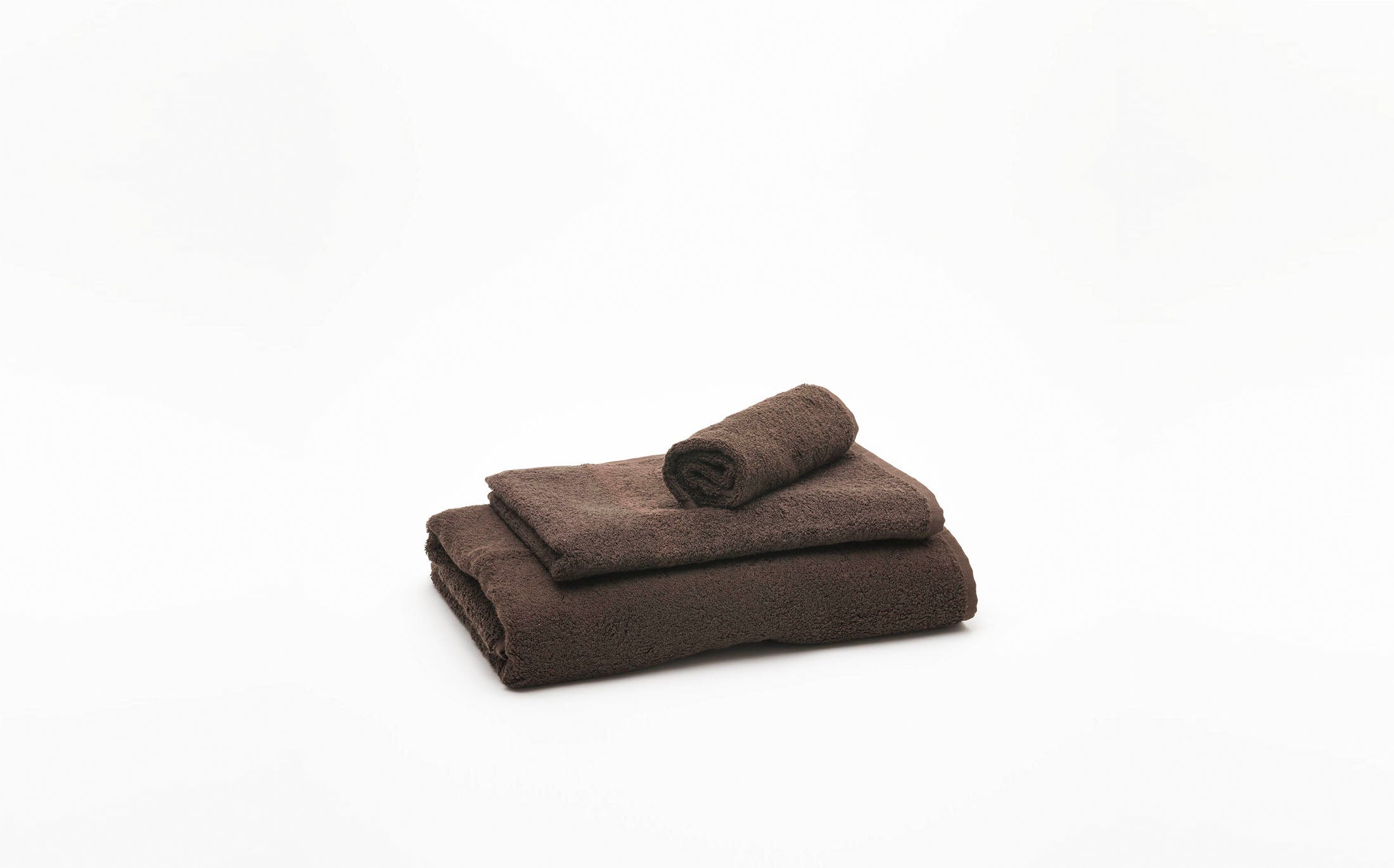 Cotton Color Towel - Brown