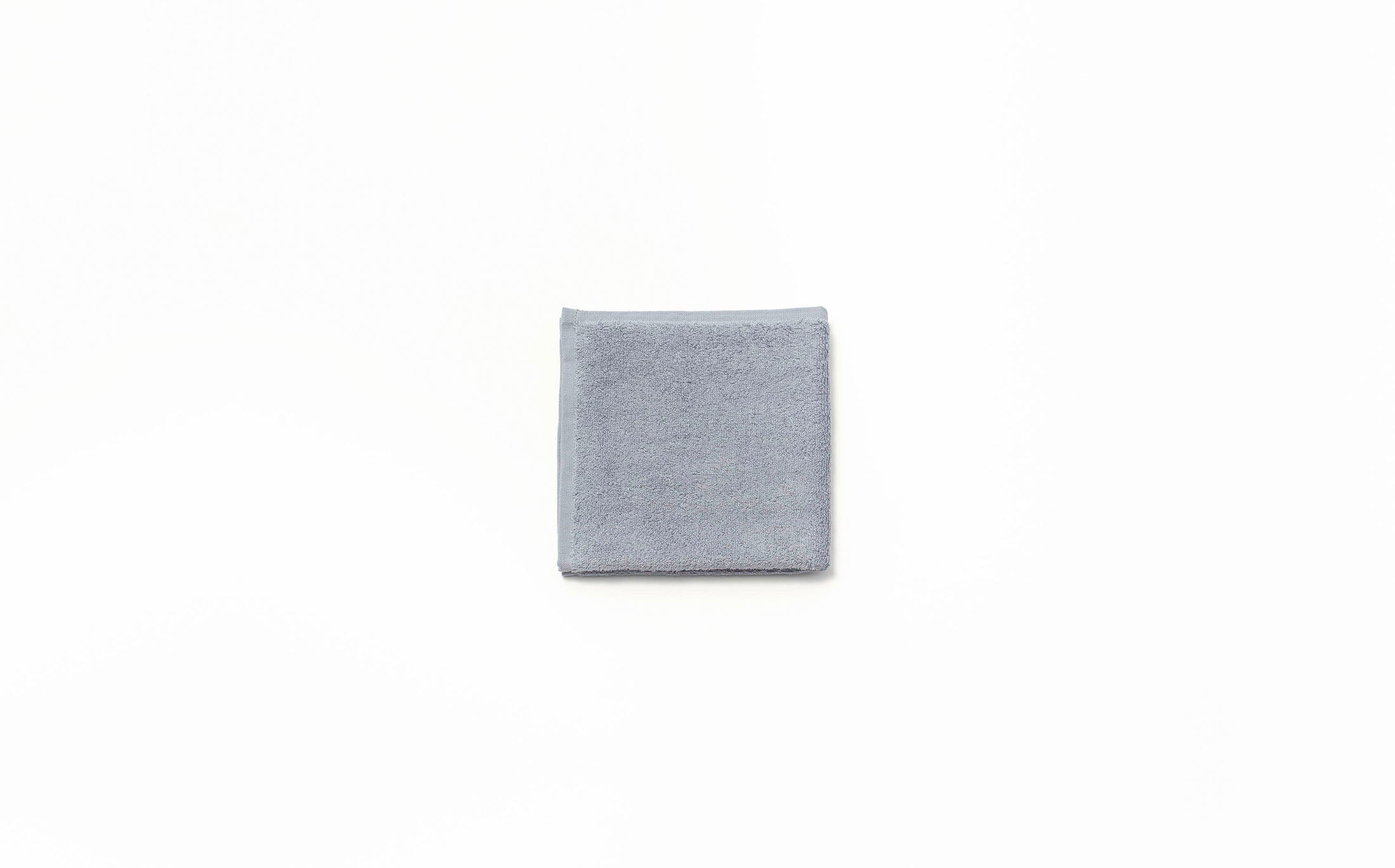 Cotton Color Towel - Greyish Blue Guest Towel