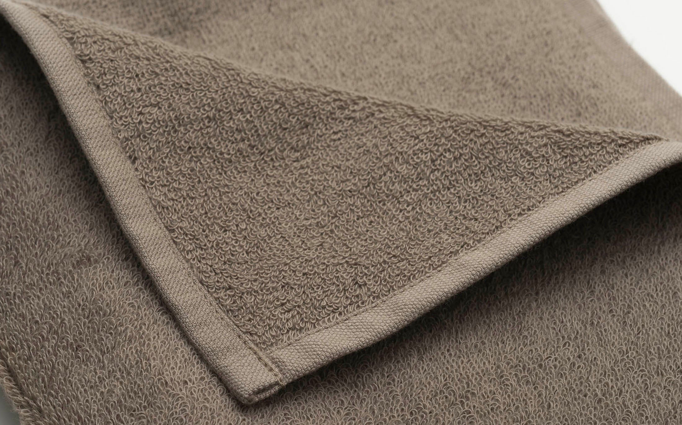 Cotton Color Towel - Khaki Grey
