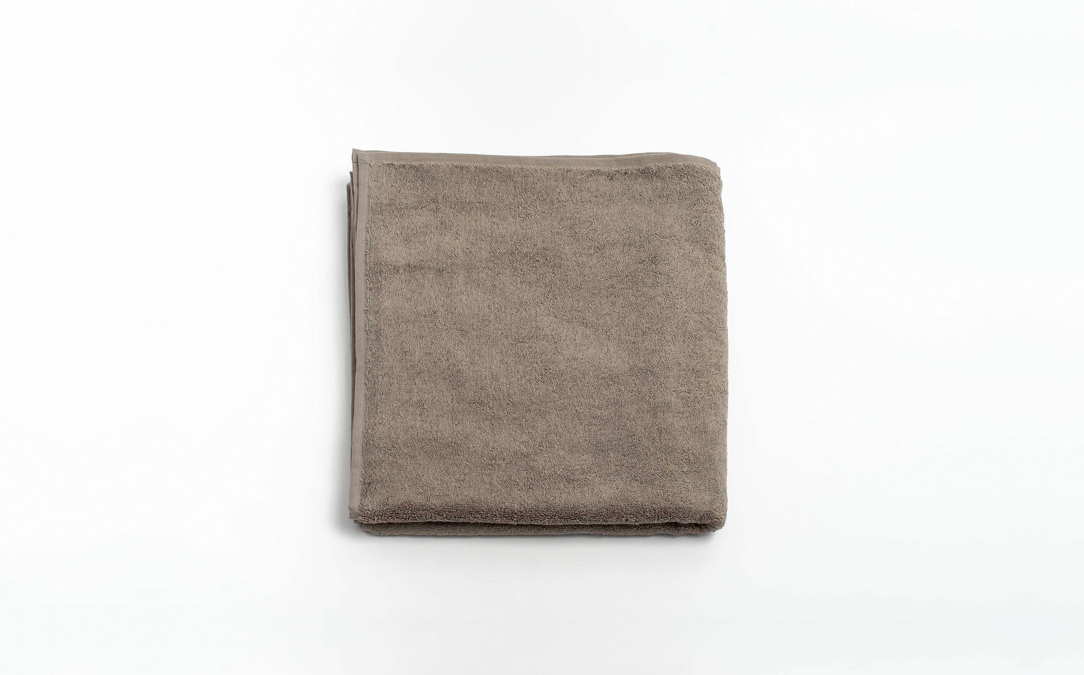 Cotton Color Towel - Khaki Grey Bath Towel