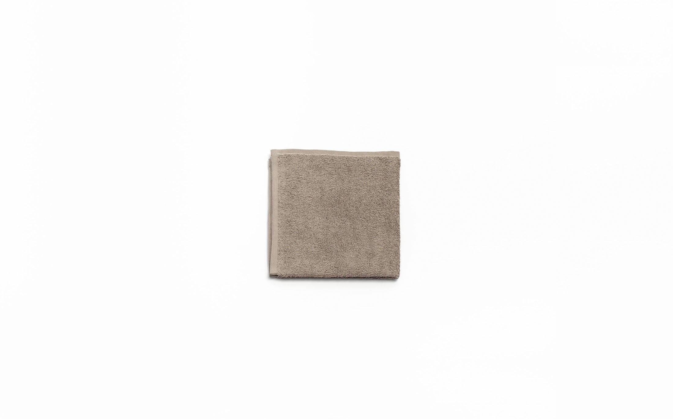 Cotton Color Towel - Khaki Grey Guest Towel