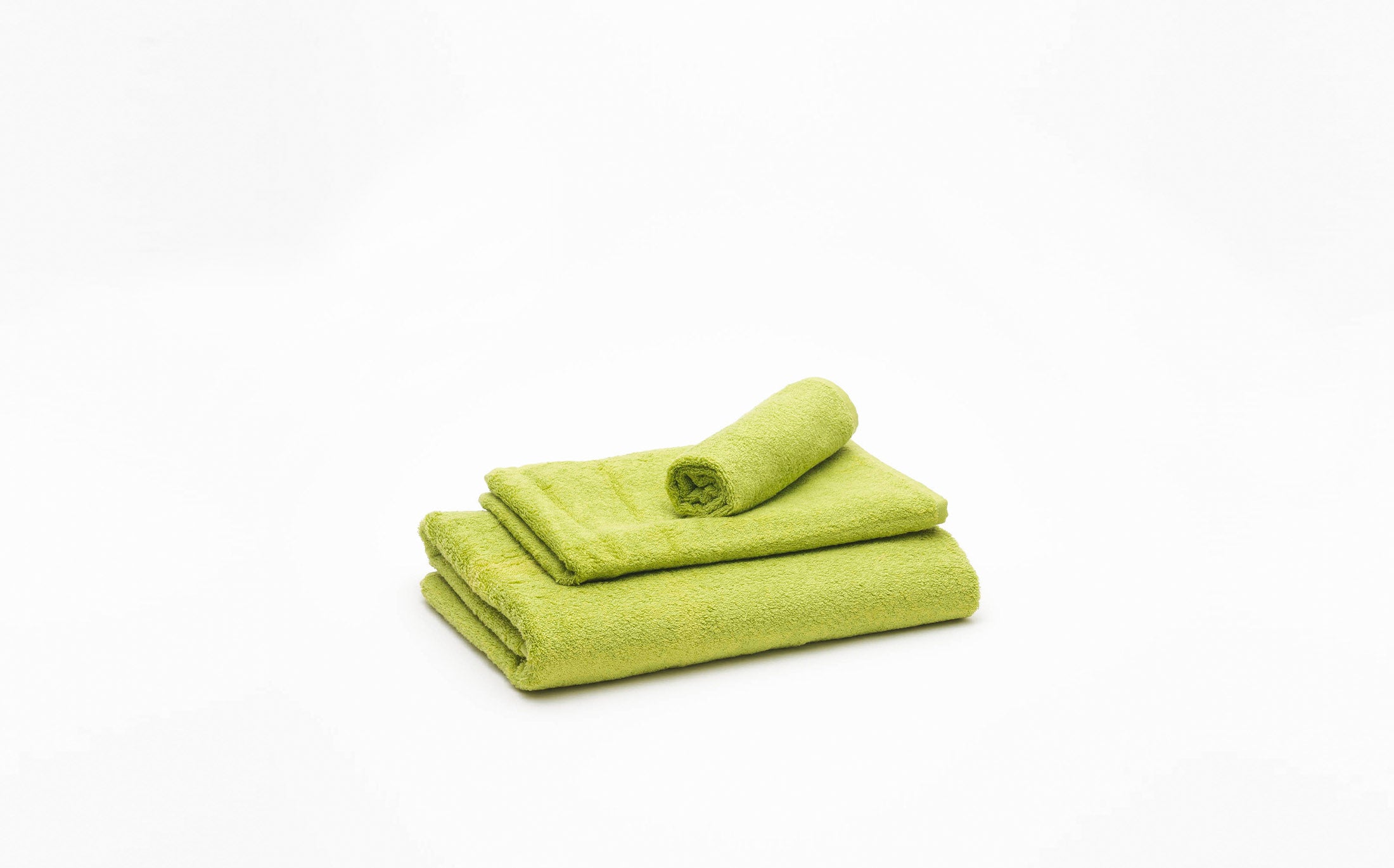 Cotton Color Towel - Light Green