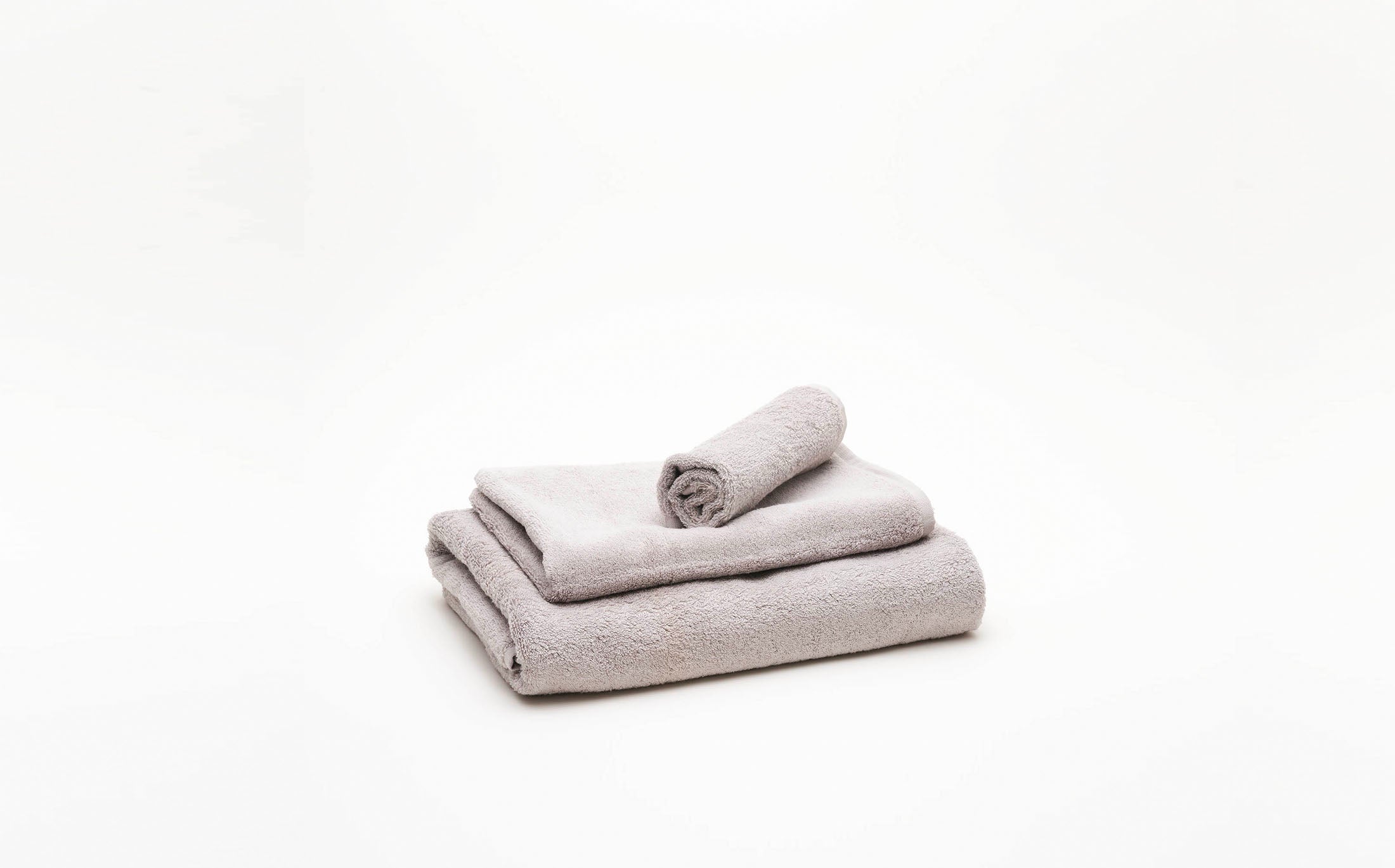 Cotton Color Towel - Snow Grey