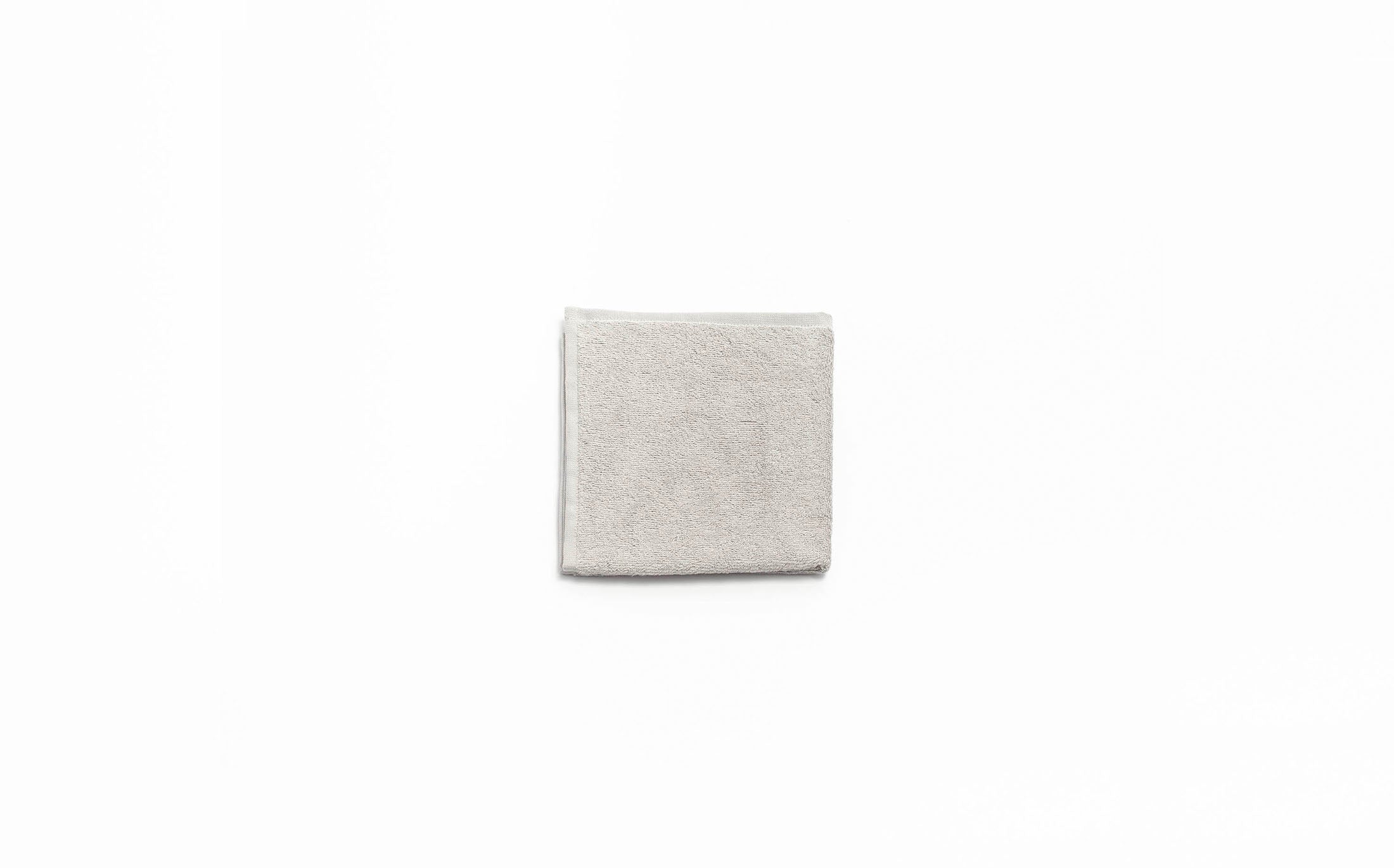 Cotton Color Towel - Snow Grey Guest Towel