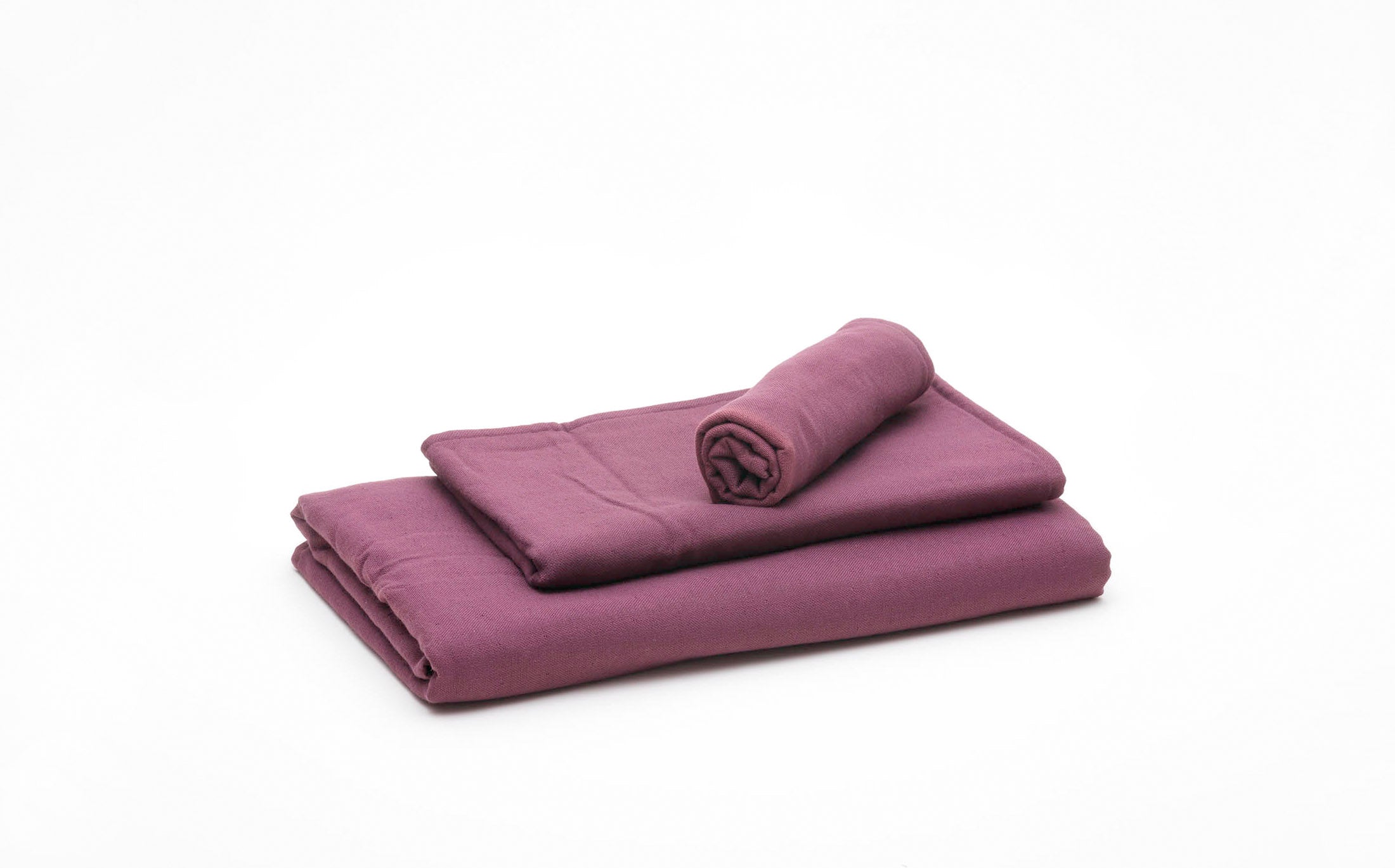 Gauze & Cotton Towel - Bordeaux