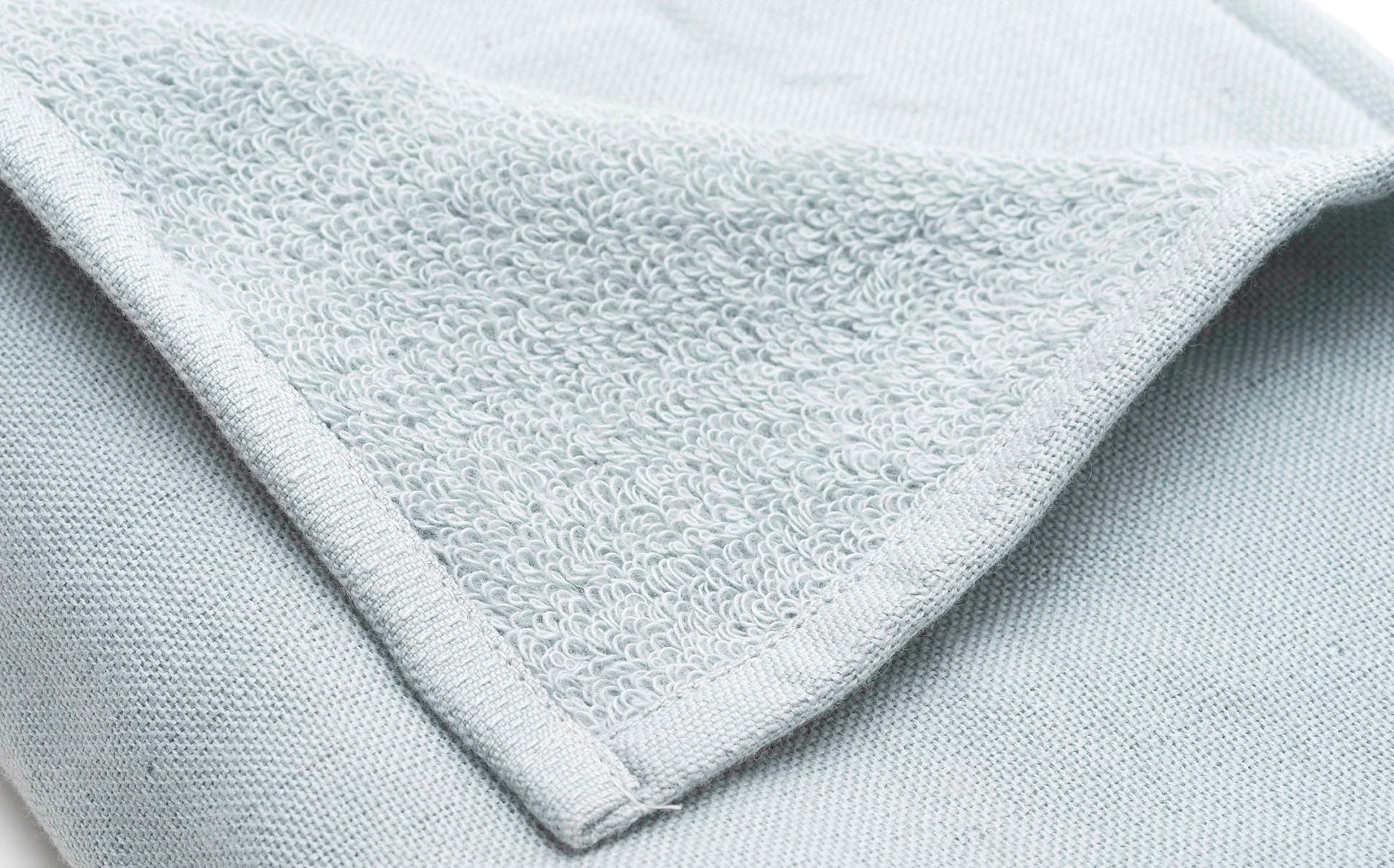 Gauze & Cotton Towel - Celadon Grey