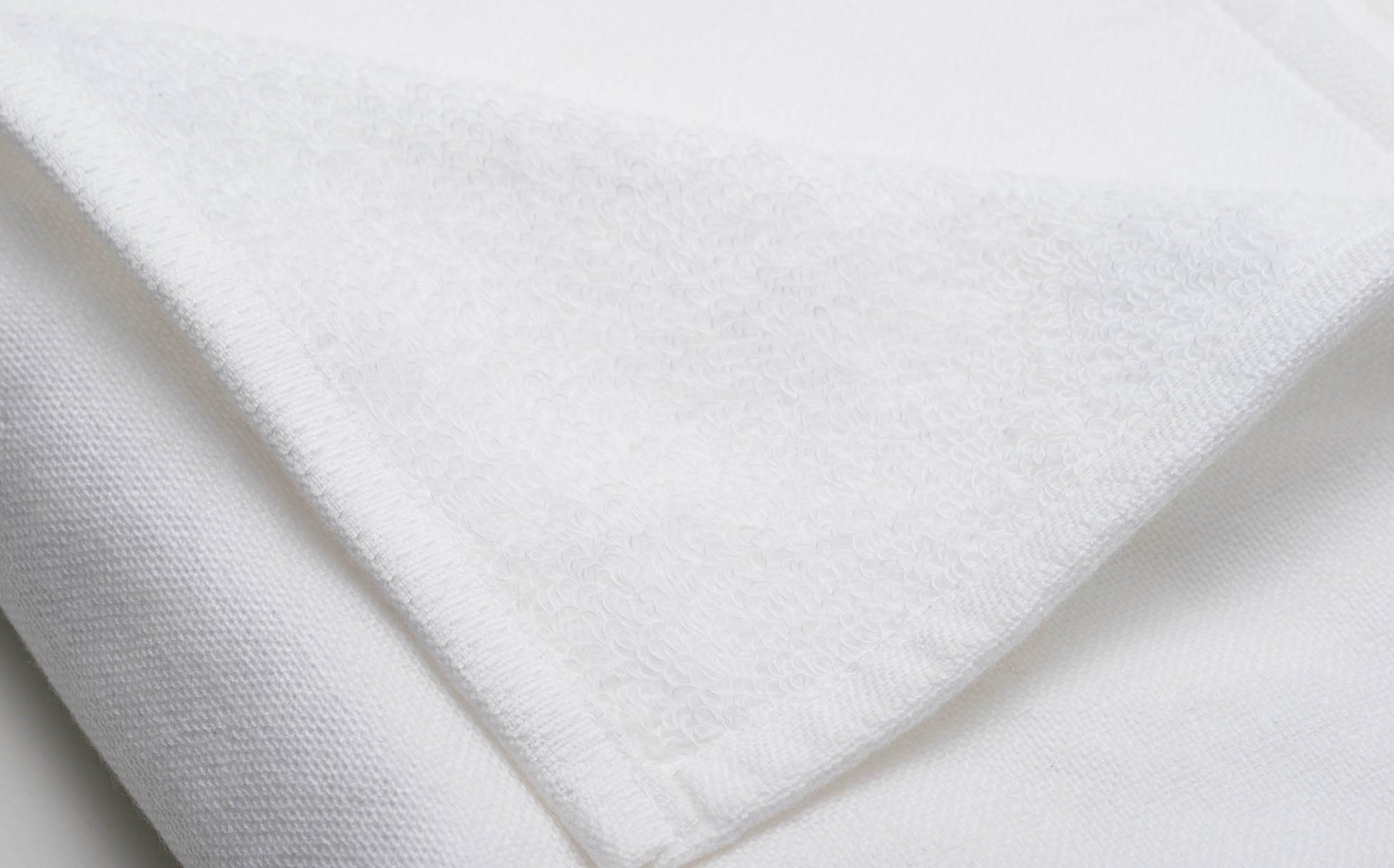 Gauze & Cotton Towel - Off White